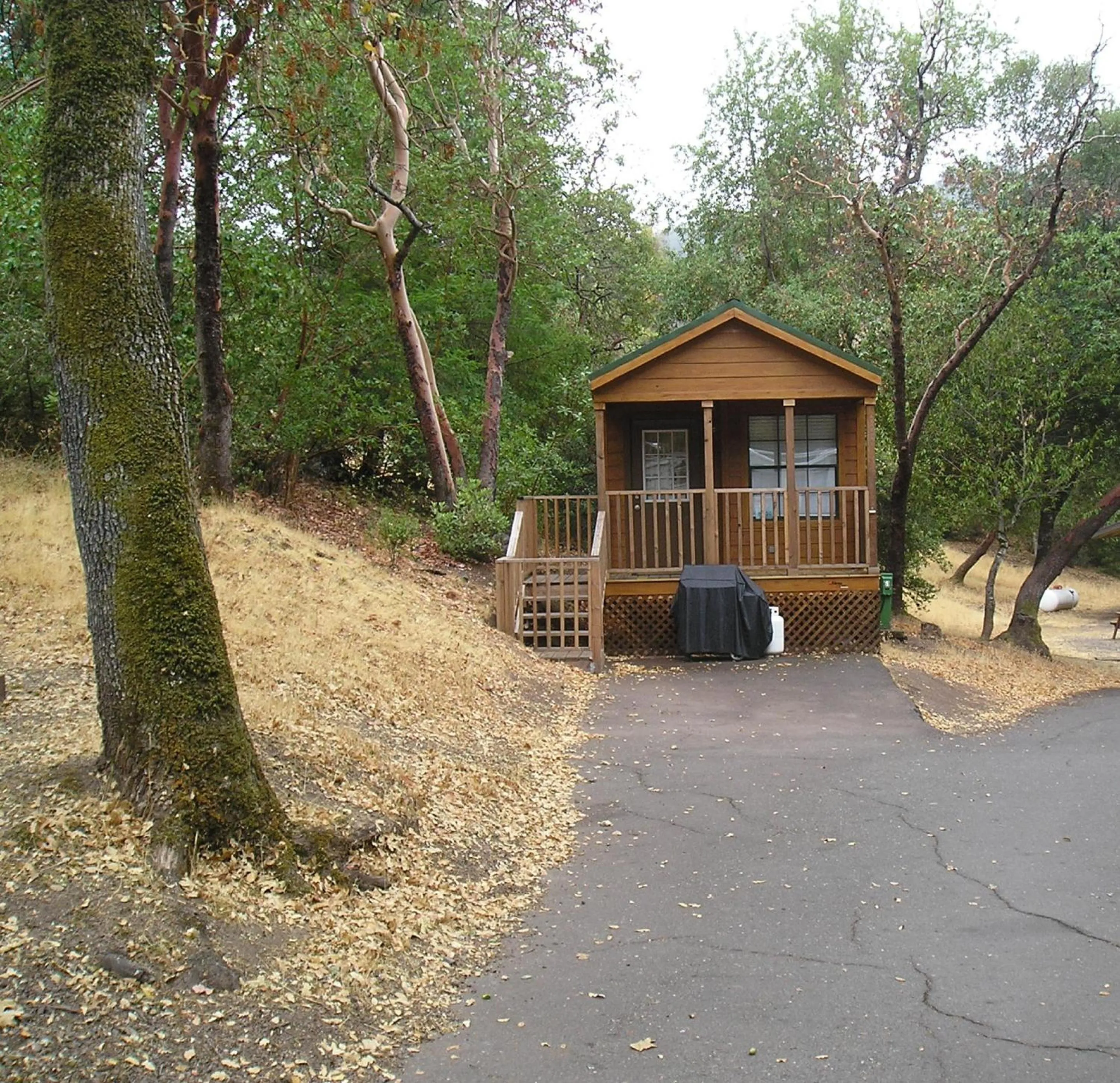 Facade/entrance in Russian River Camping Resort One-Bedroom Cabin 2