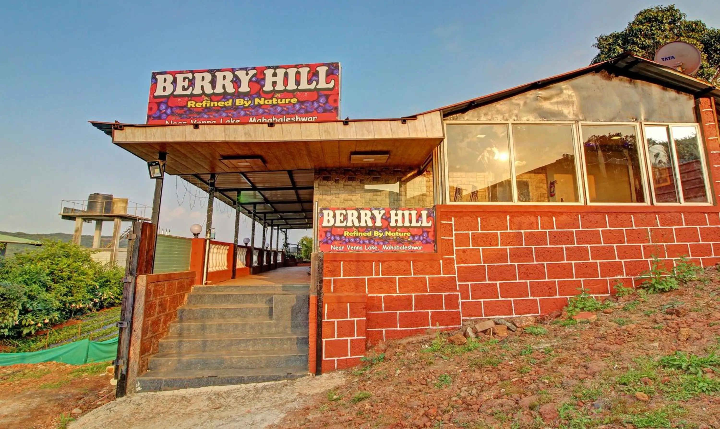 Property building in Treebo Berry Hill Venna Lake, 3 Km From City Center