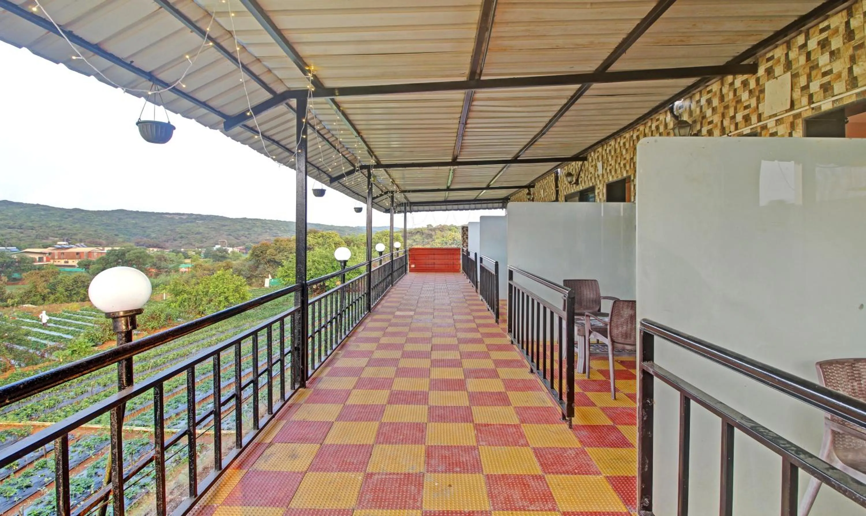 Balcony/Terrace in Treebo Berry Hill Venna Lake, 3 Km From City Center