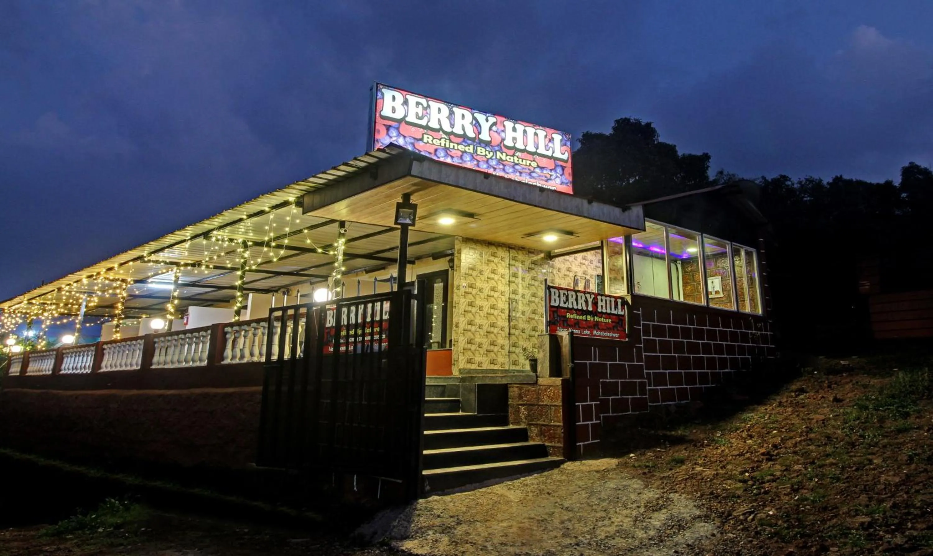 Property building in Treebo Berry Hill Venna Lake, 3 Km From City Center