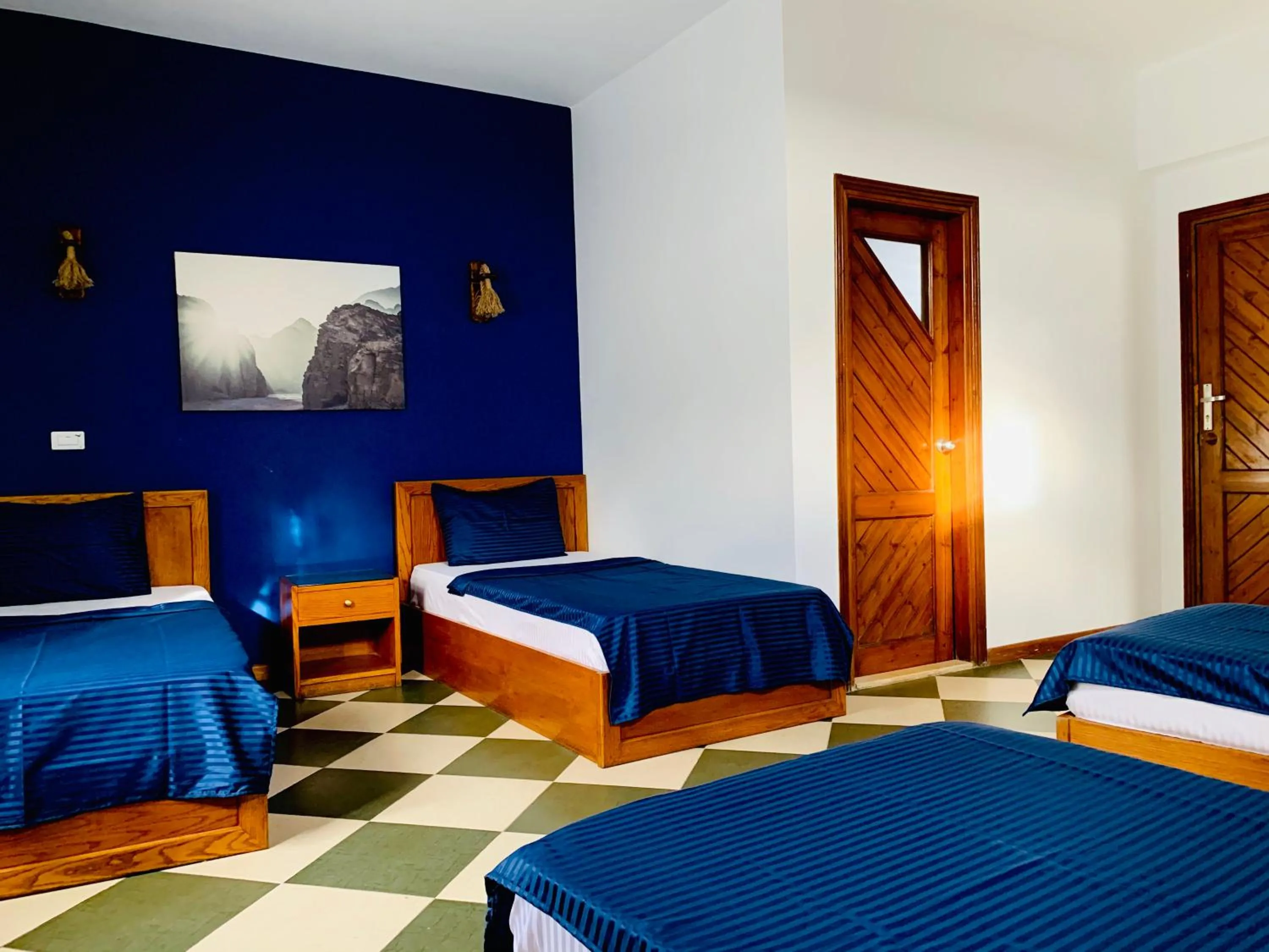 Bed in Sea Soul Hotel