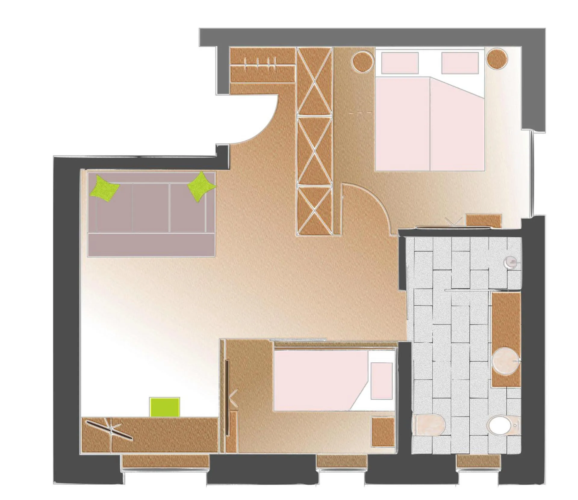 Floor plan in Sport Hotel