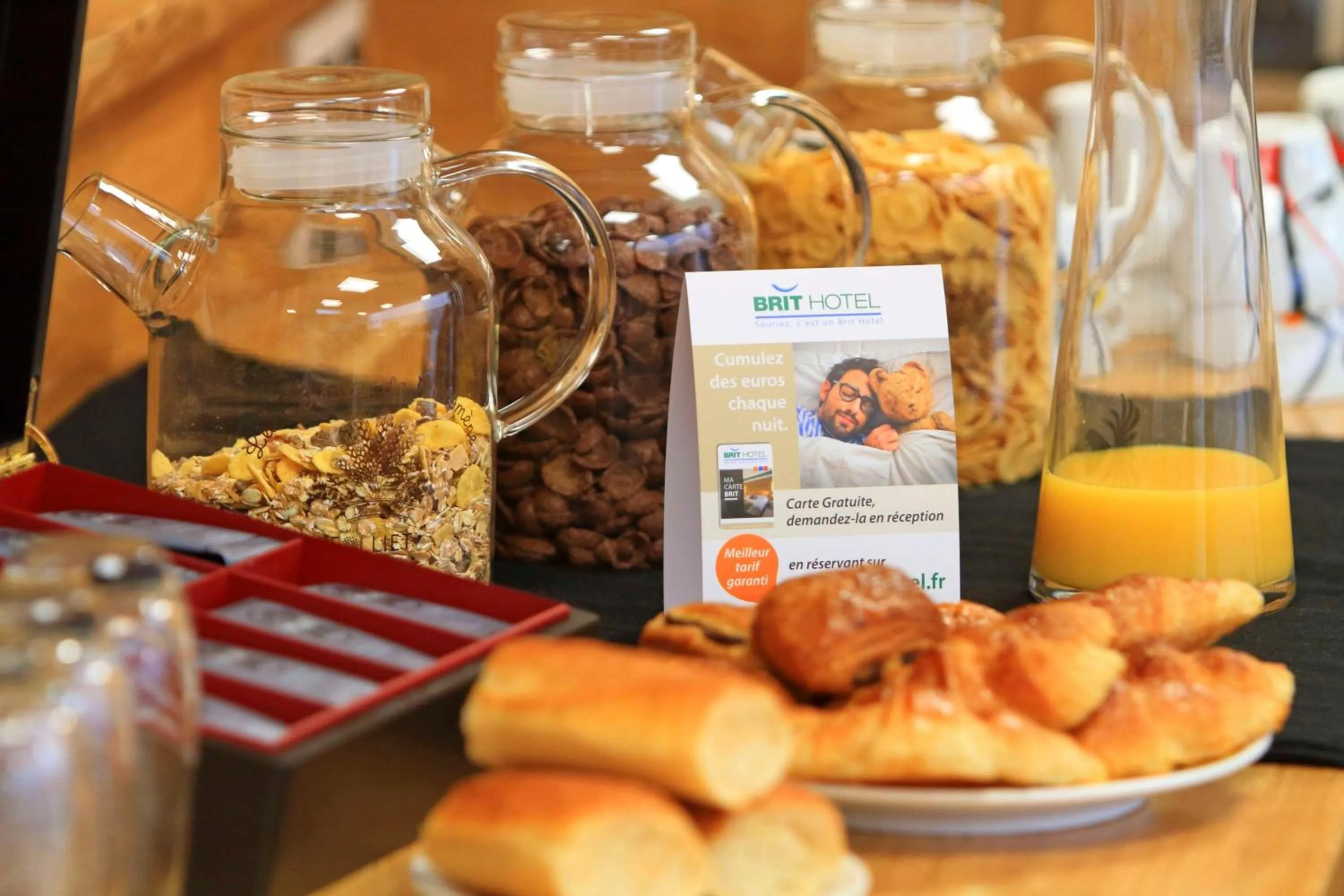 Food and drinks in Brit Hotel Calais