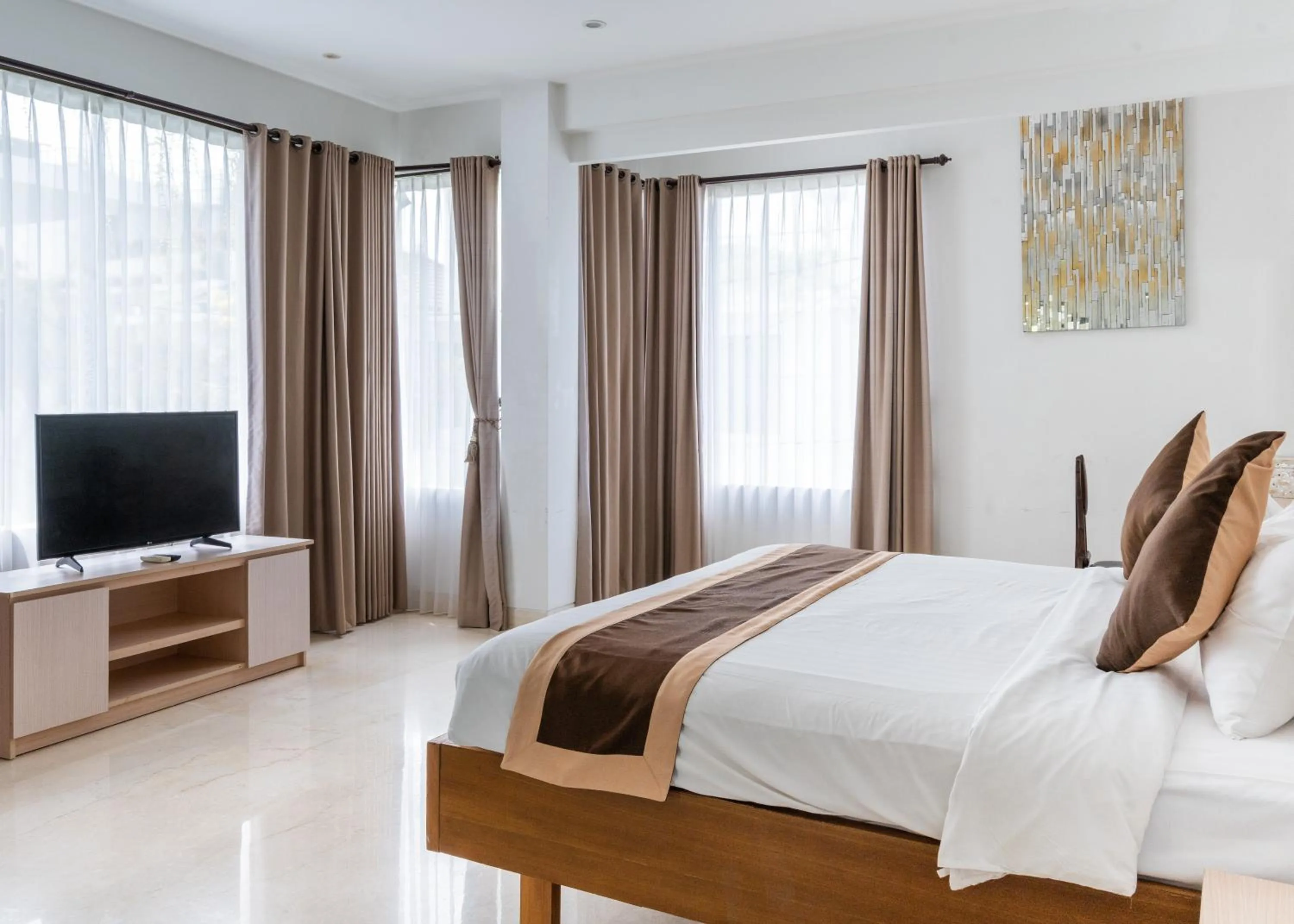 Bed in Bali Residence Villa