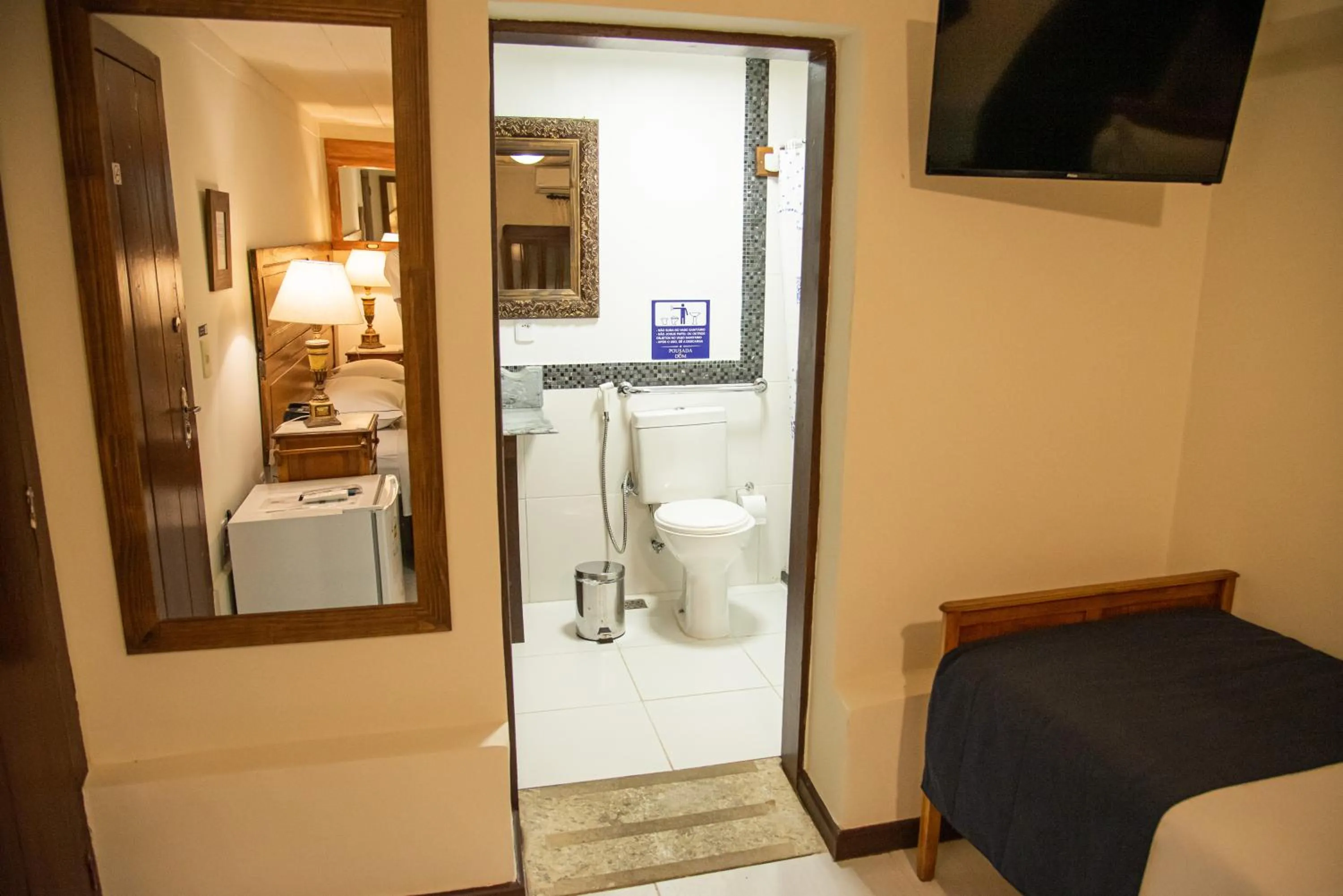 Bedroom, Bed in Pousada Dom Petrópolis