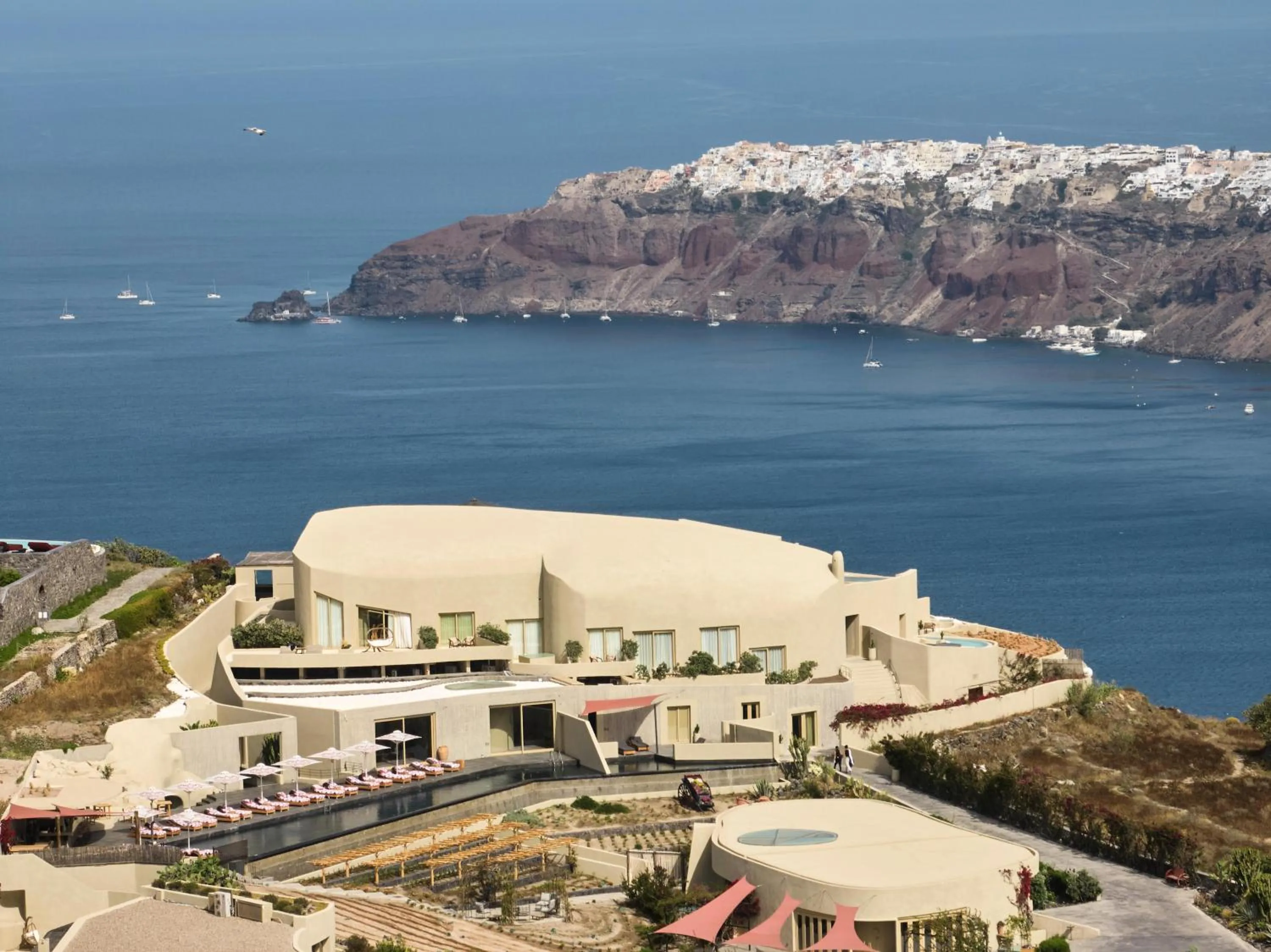 Bird's eye view in Andronis Concept Wellness Resort