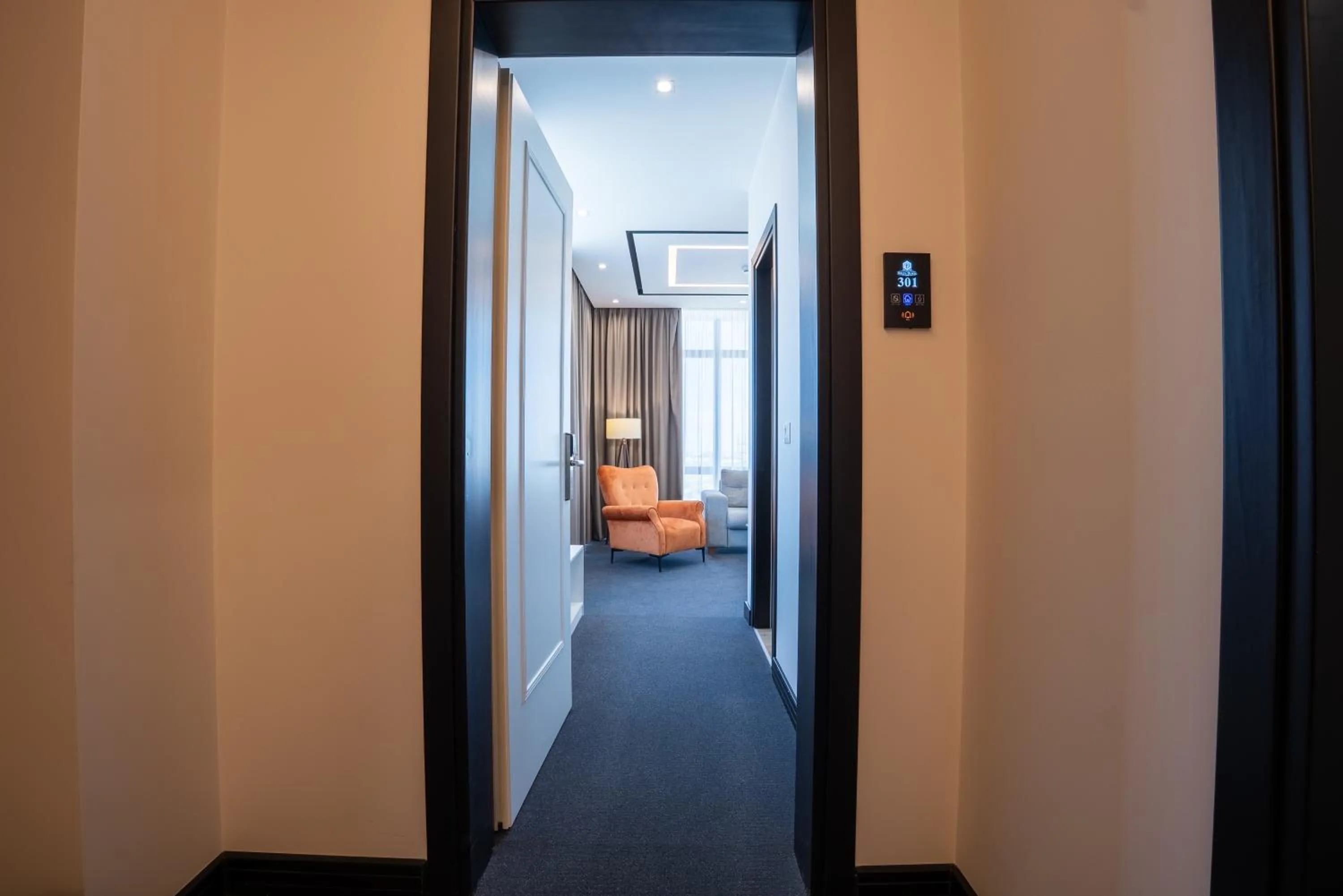 Bed in Hotel Delta Premium