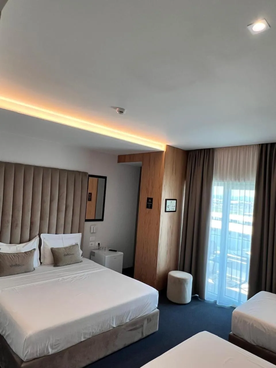 Bed in Hotel Delta Premium