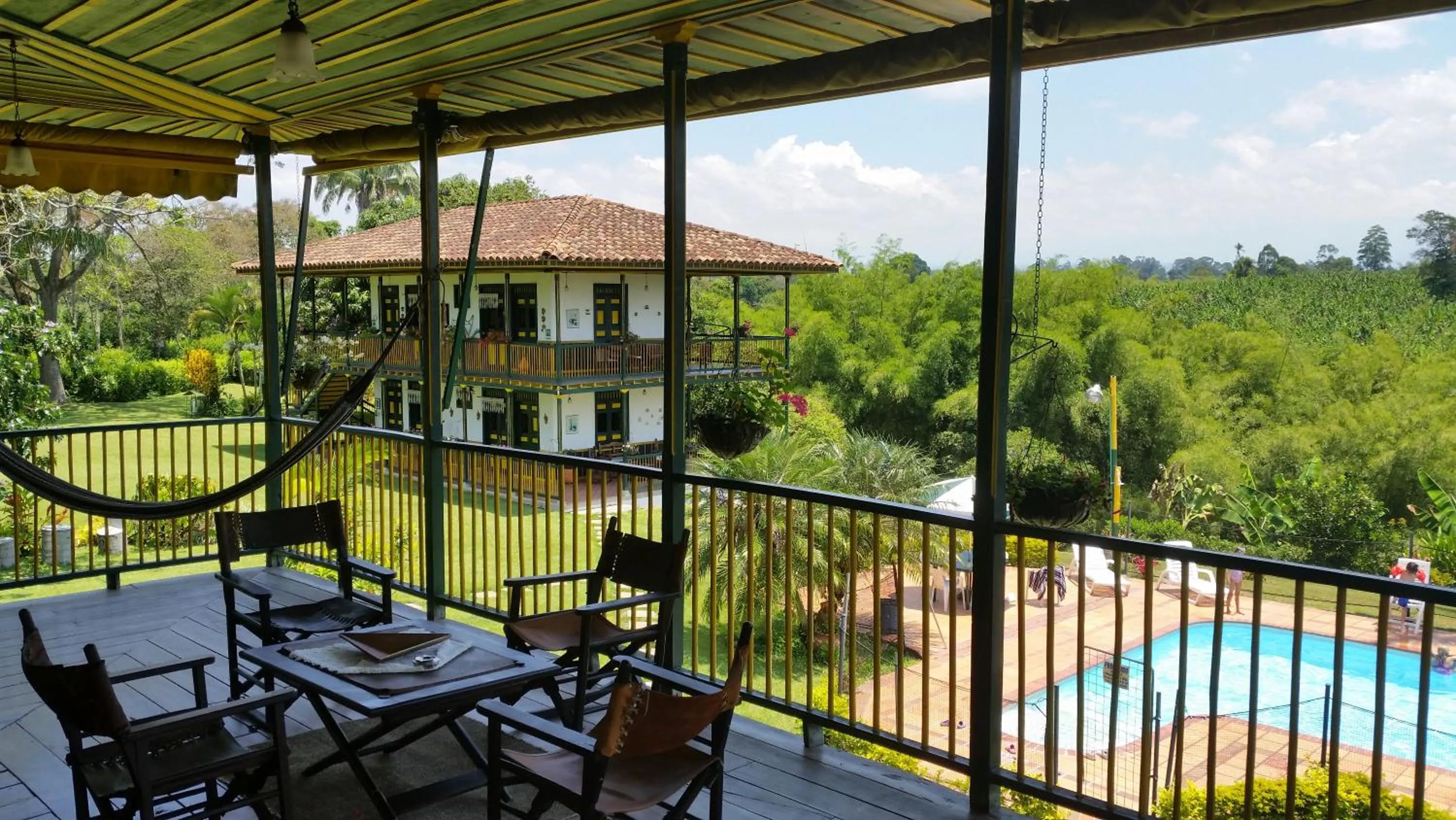 Balcony/Terrace in Finca Hotel el Palmar