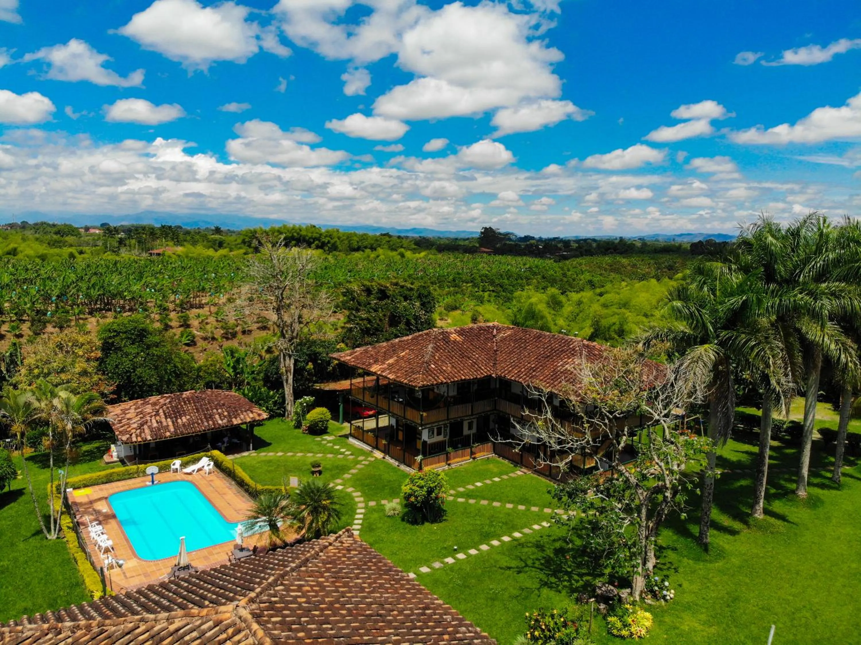 Natural landscape in Finca Hotel el Palmar