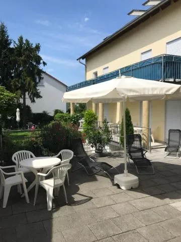 Garden view in Pension Wagner