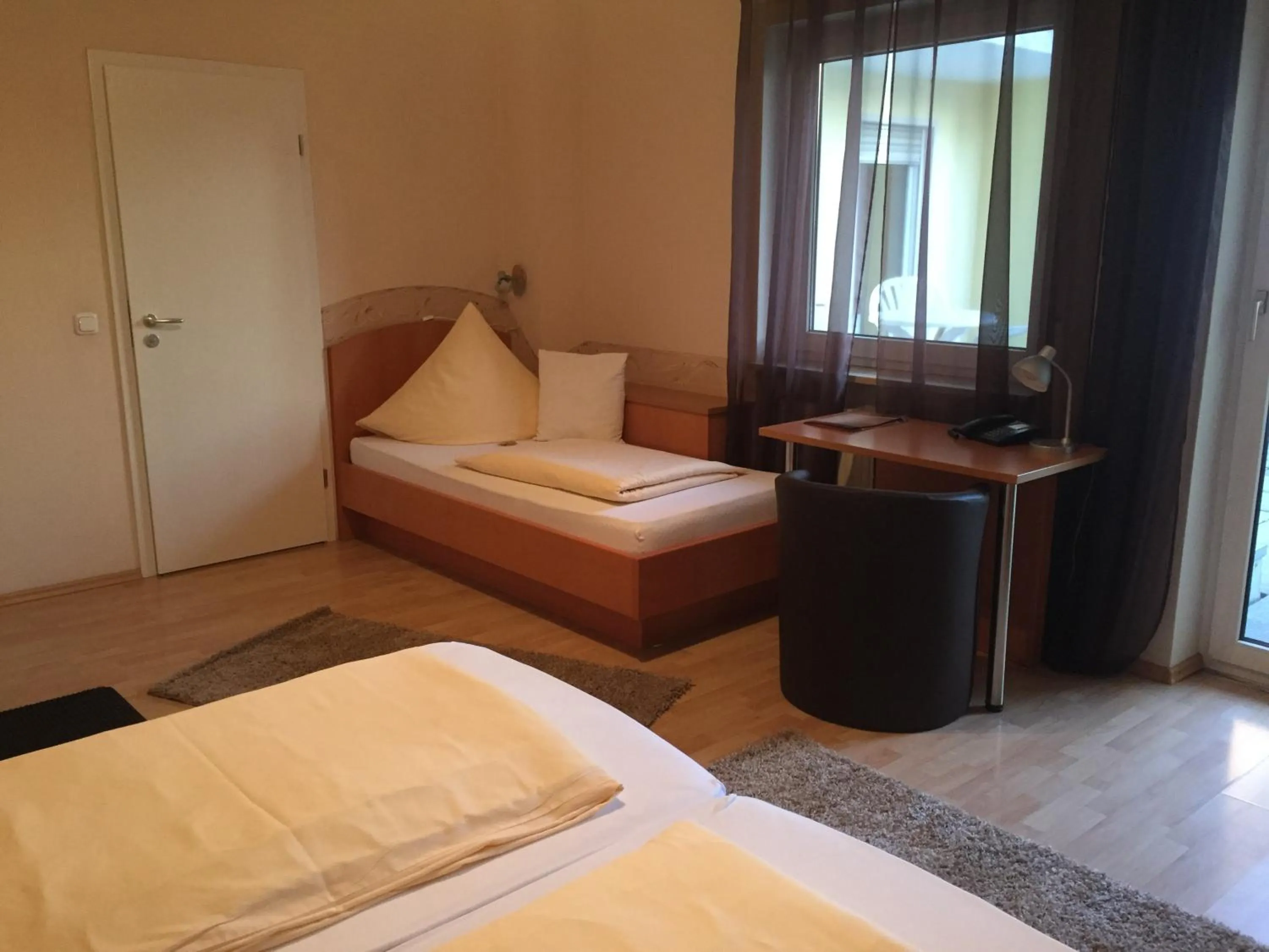 Decorative detail, Bed in Pension Wagner