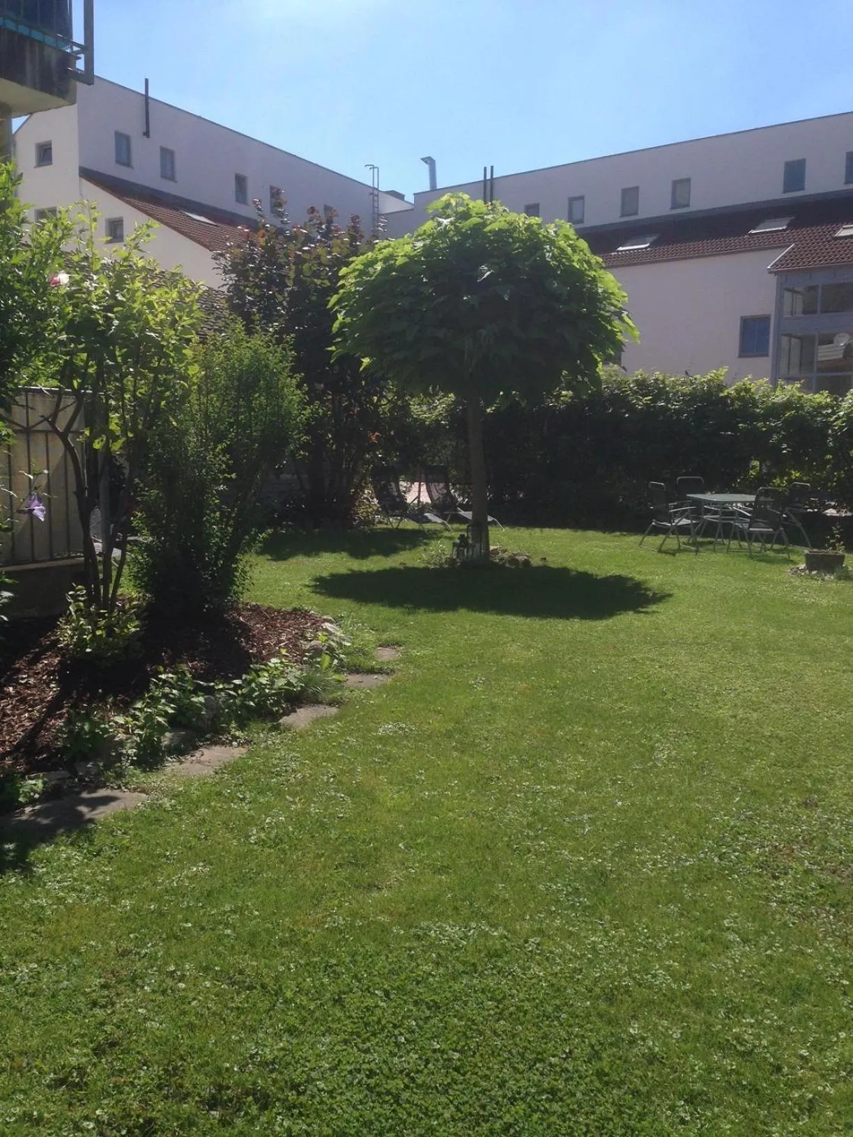 Garden in Pension Wagner