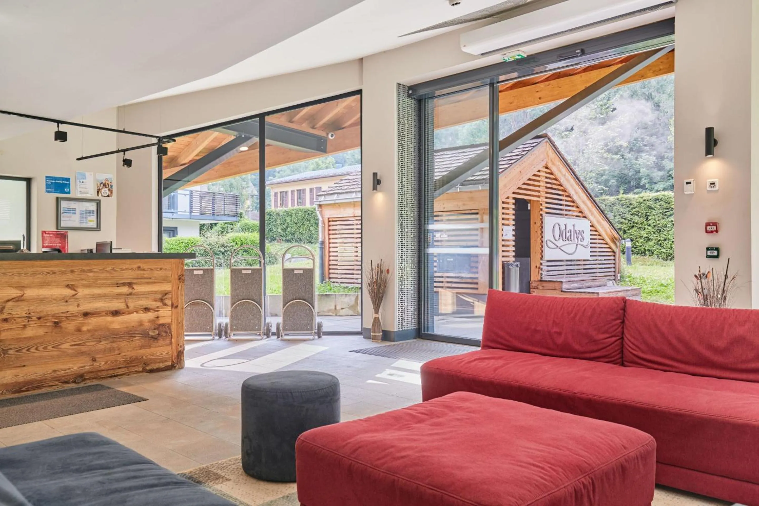 Living room in Résidence Odalys Isatis