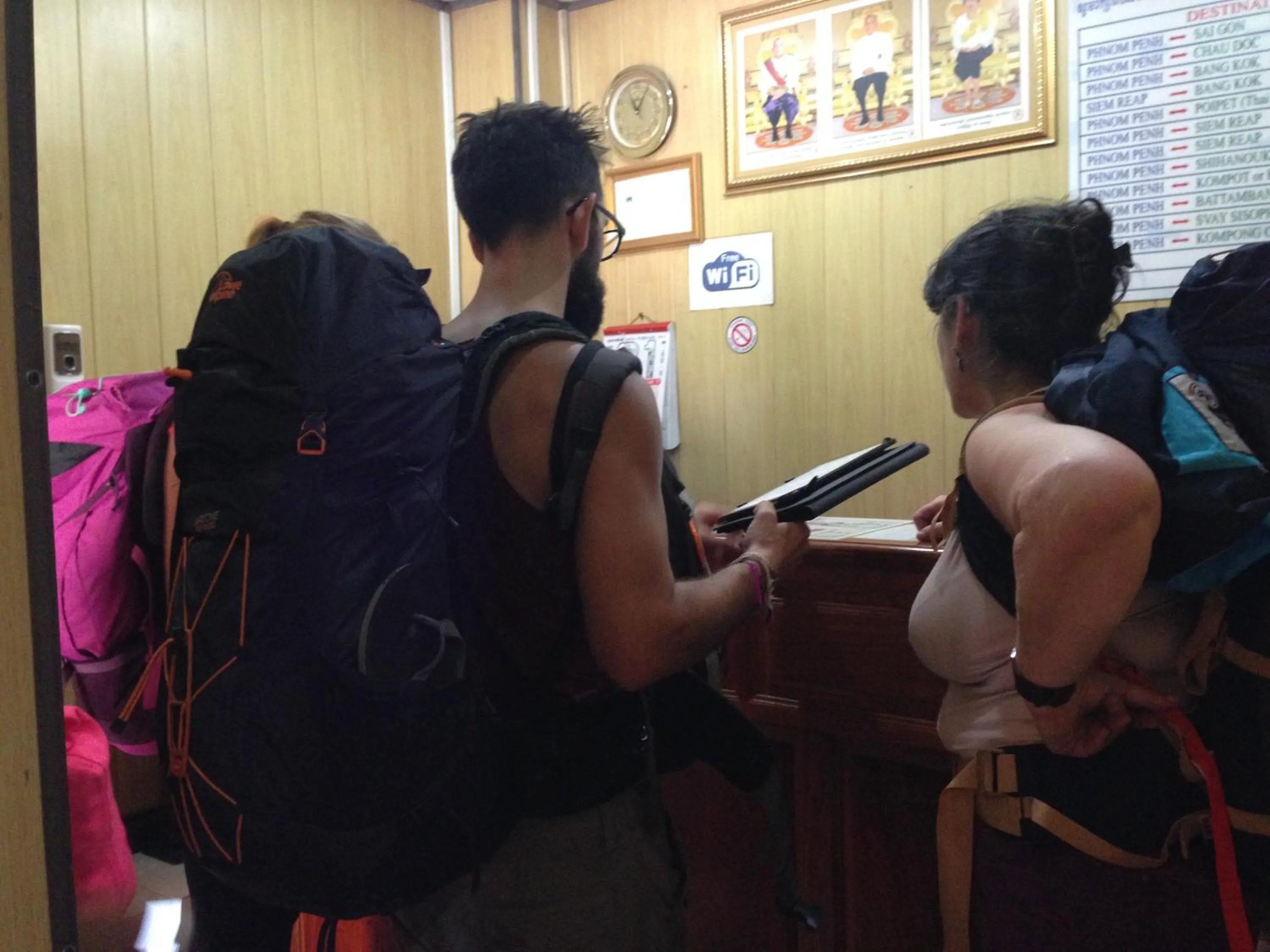 group of guests in Capitol One