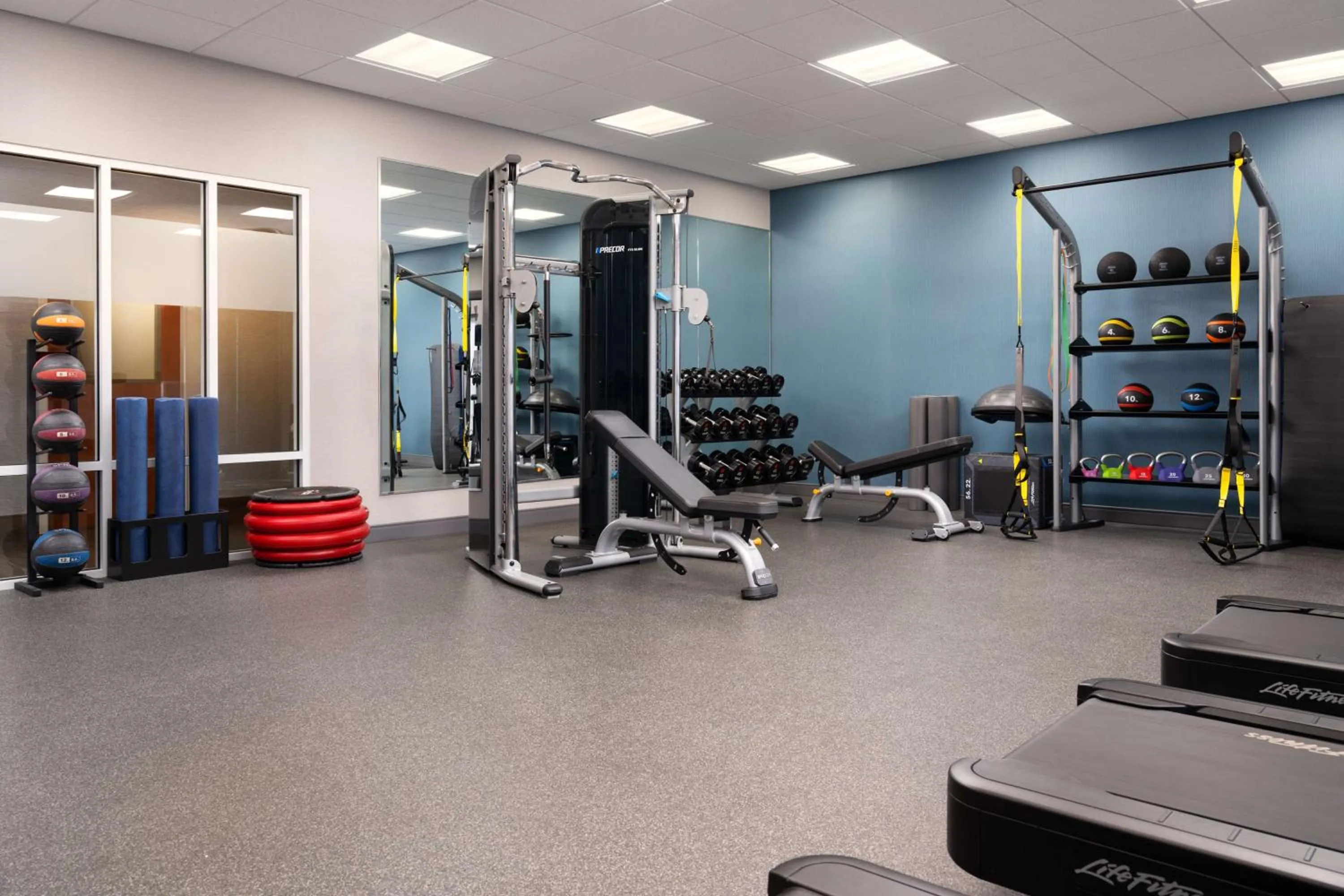 Fitness centre/facilities in Hampton Inn Plant City