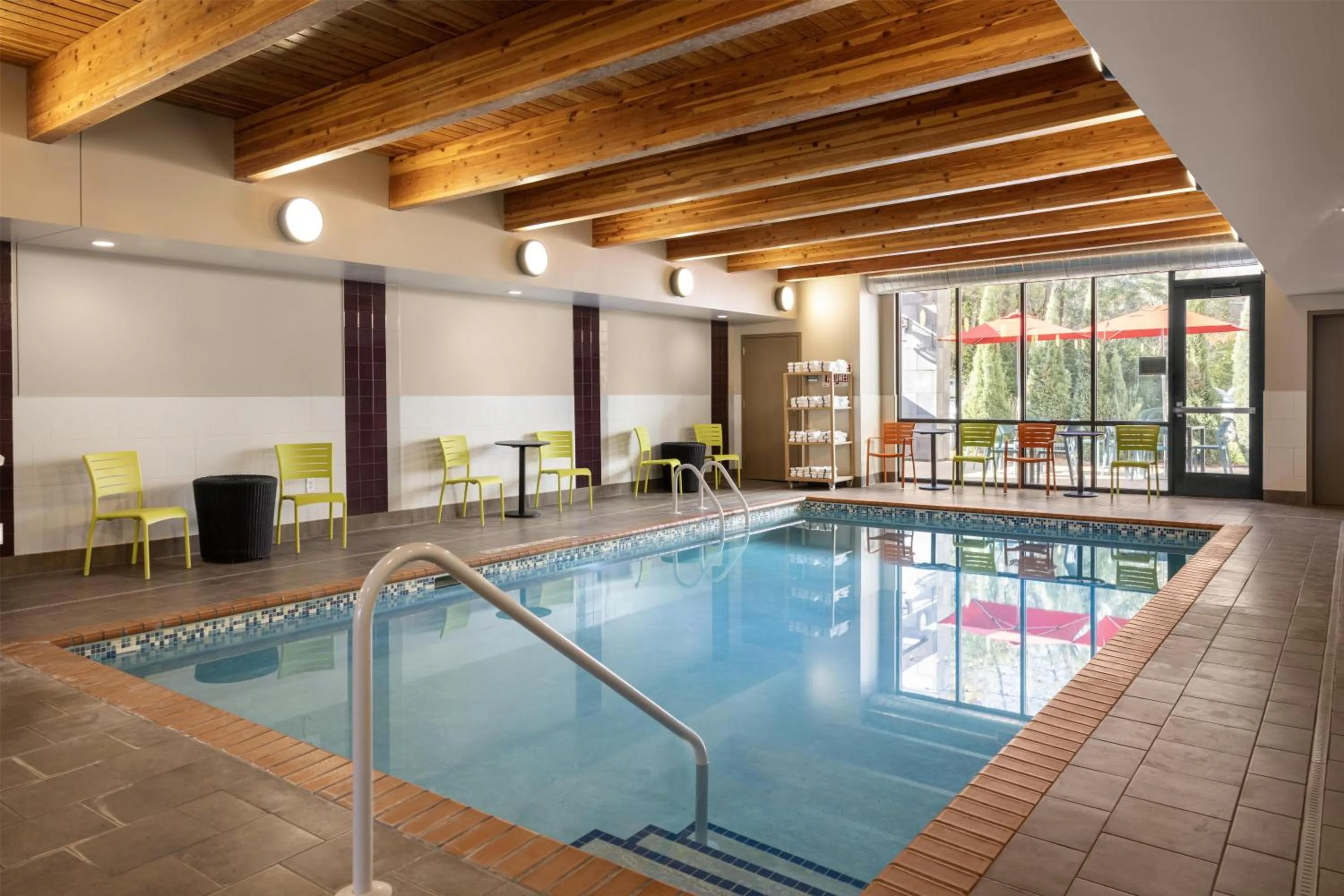 Pool view in Home2 Suites By Hilton Minneapolis-Eden Prairie