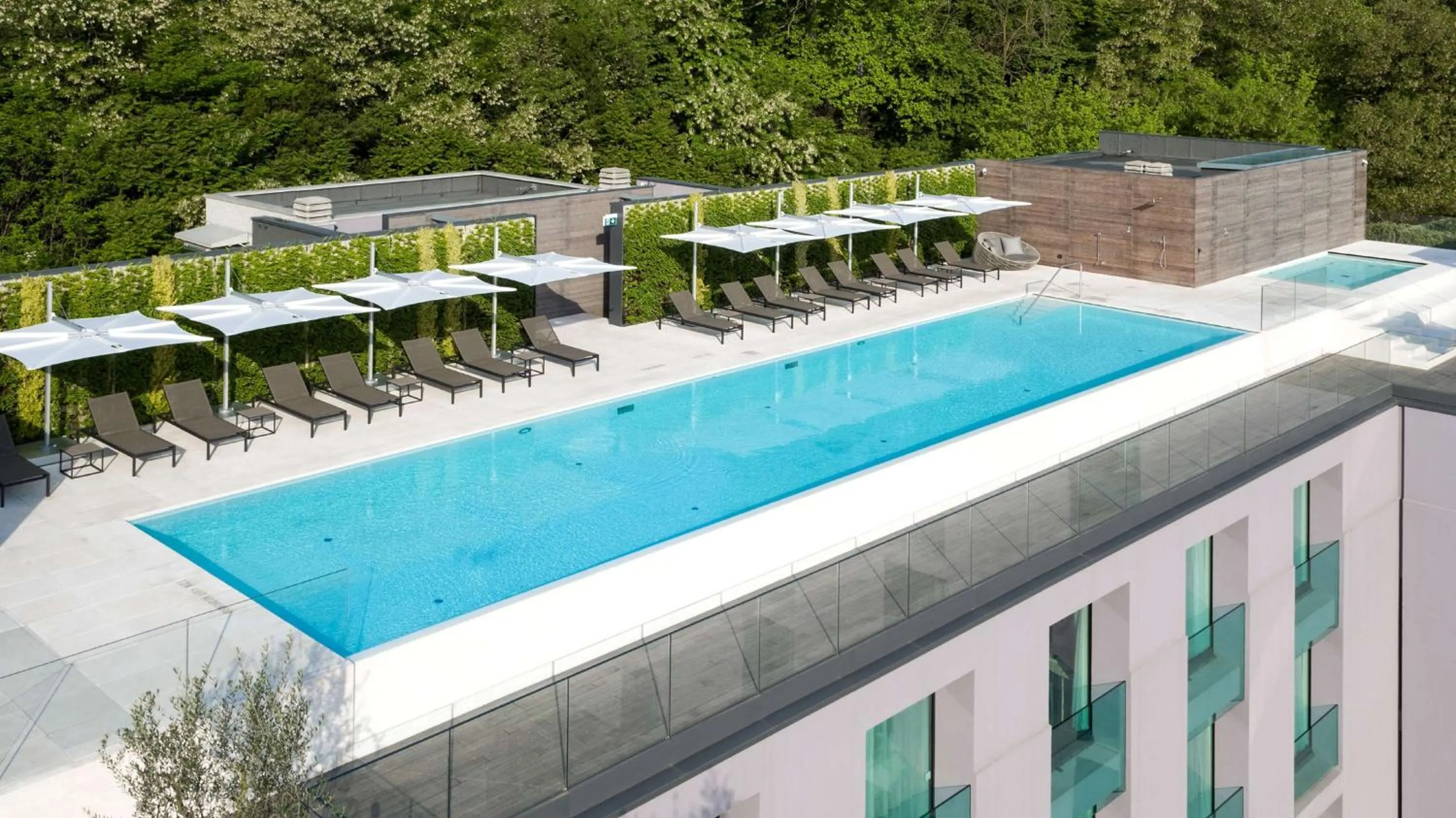 Pool view in Hilton Lake Como