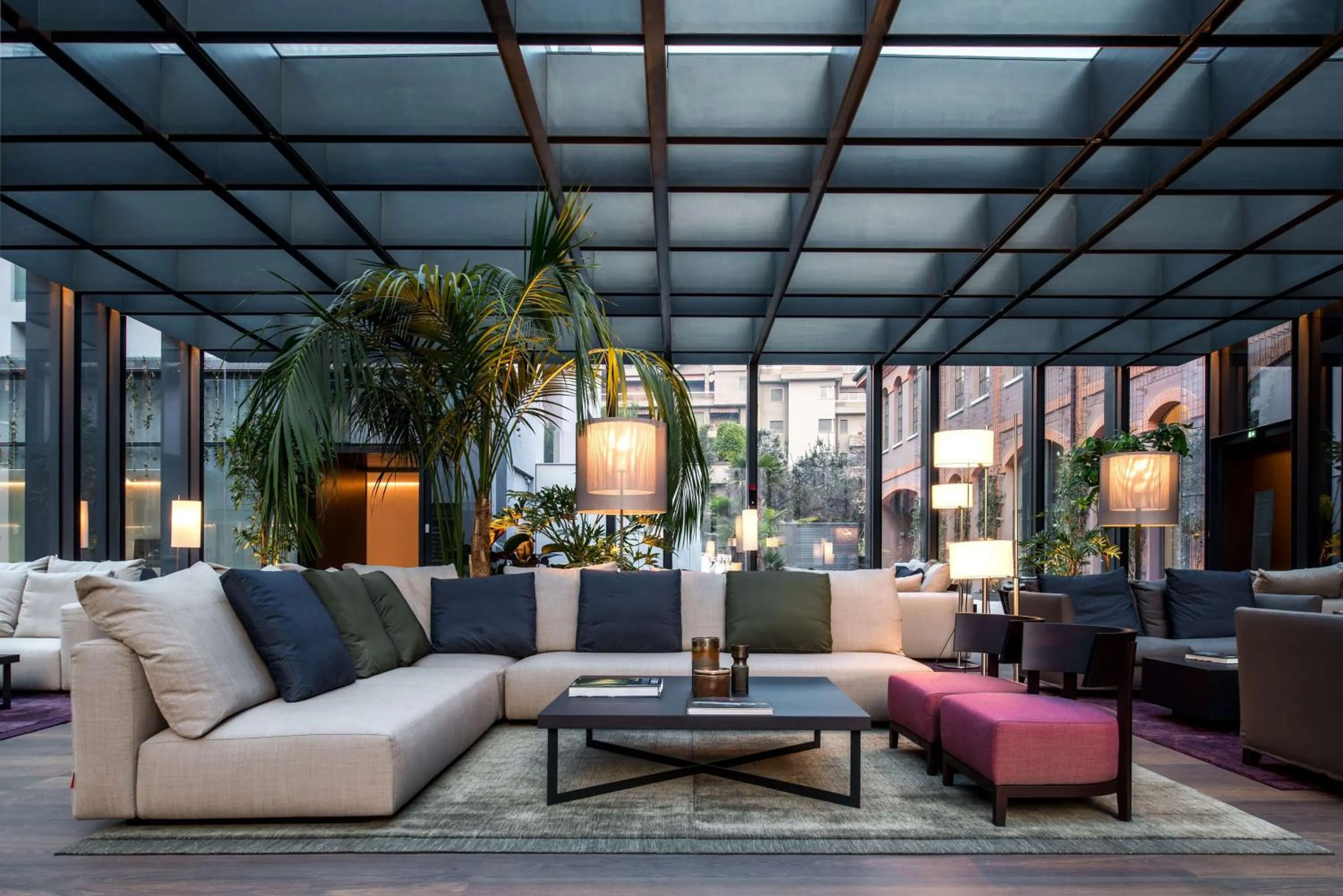 Lobby or reception in Hilton Lake Como