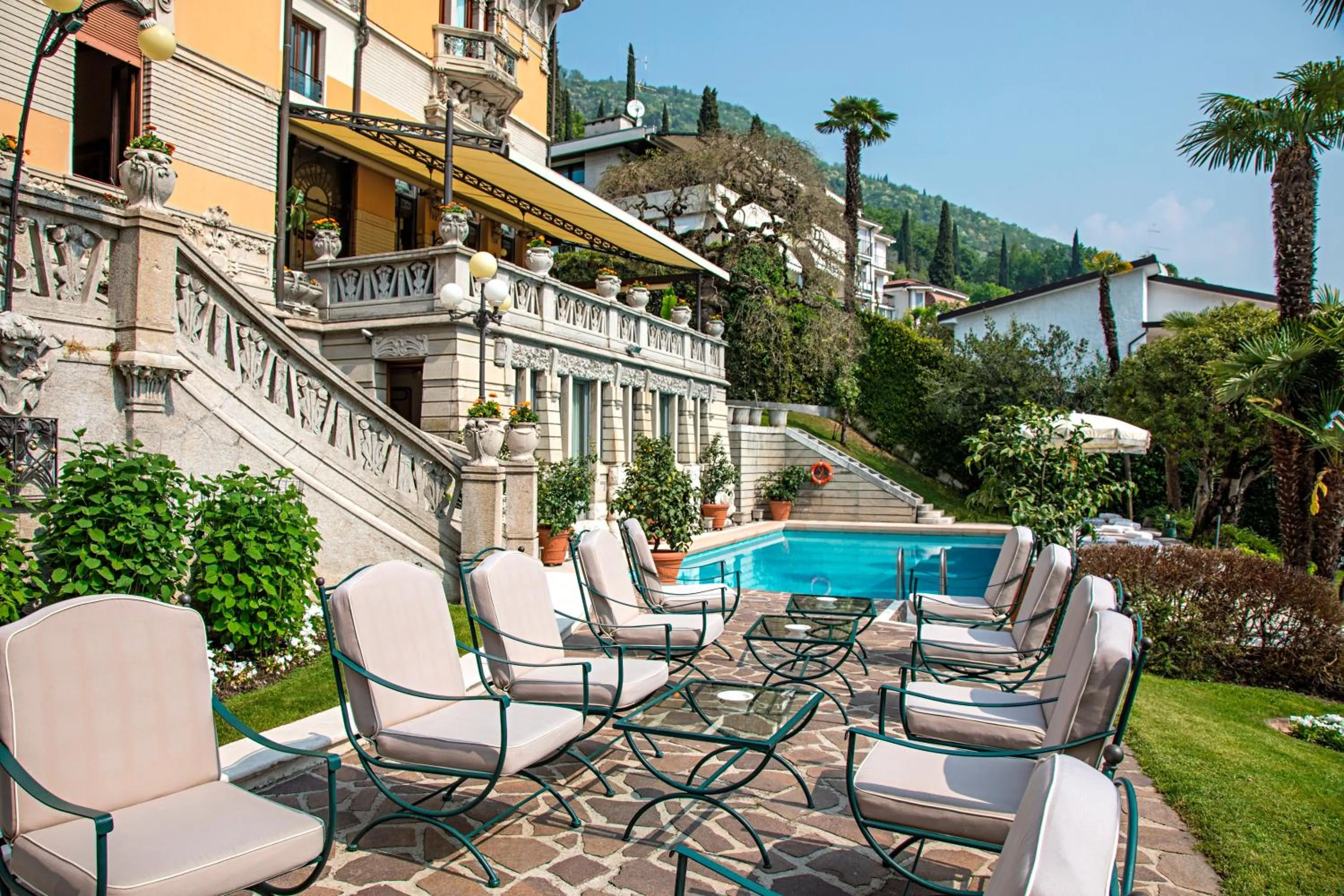 Swimming pool in Hotel Laurin