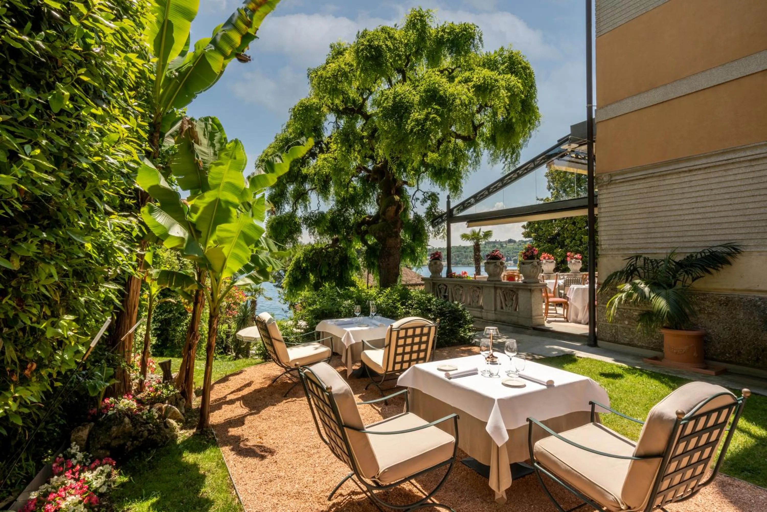 Garden in Hotel Laurin