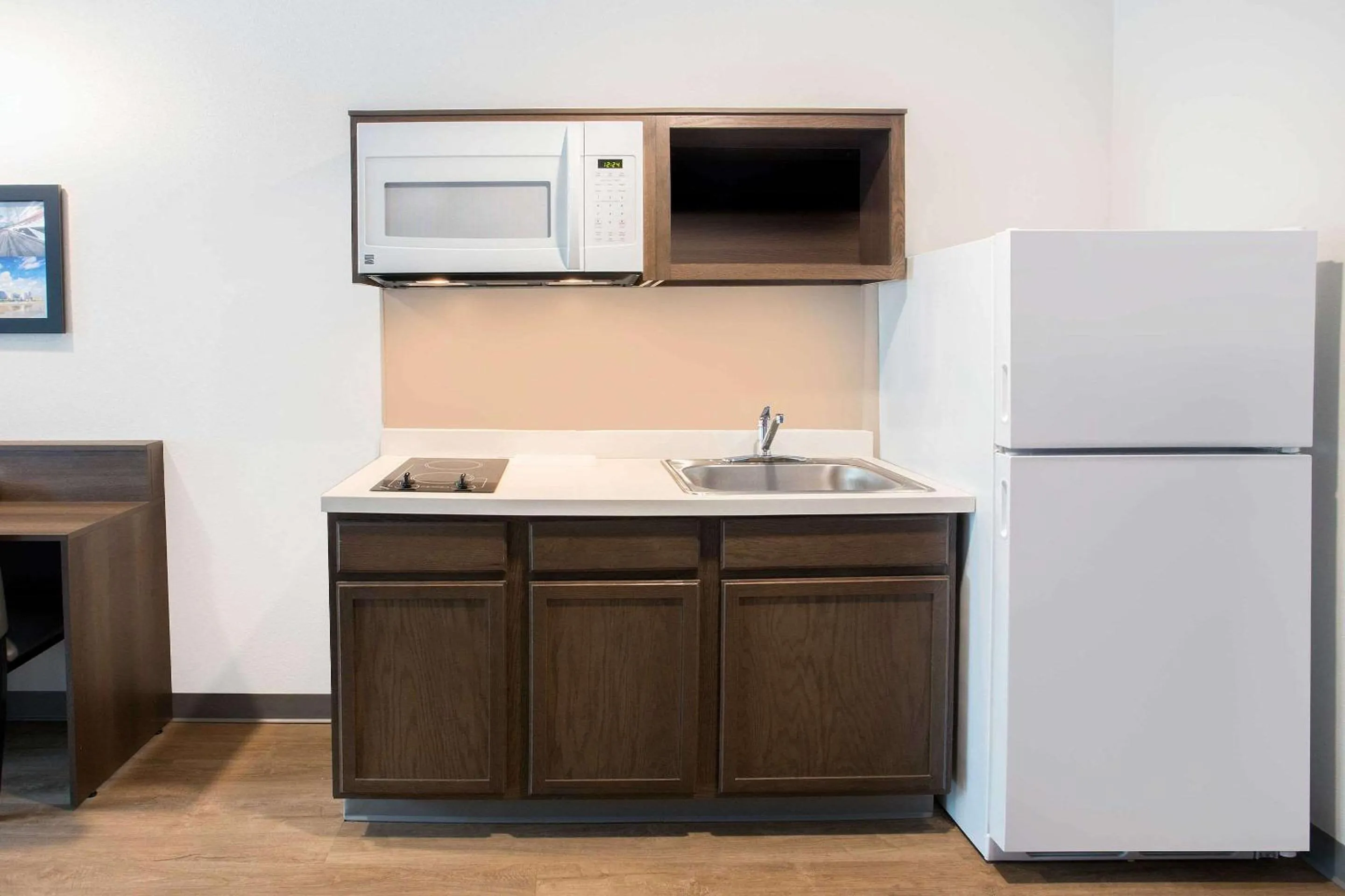 Photo of the whole room in WoodSpring Suites Daytona Beach Int'l Speedway