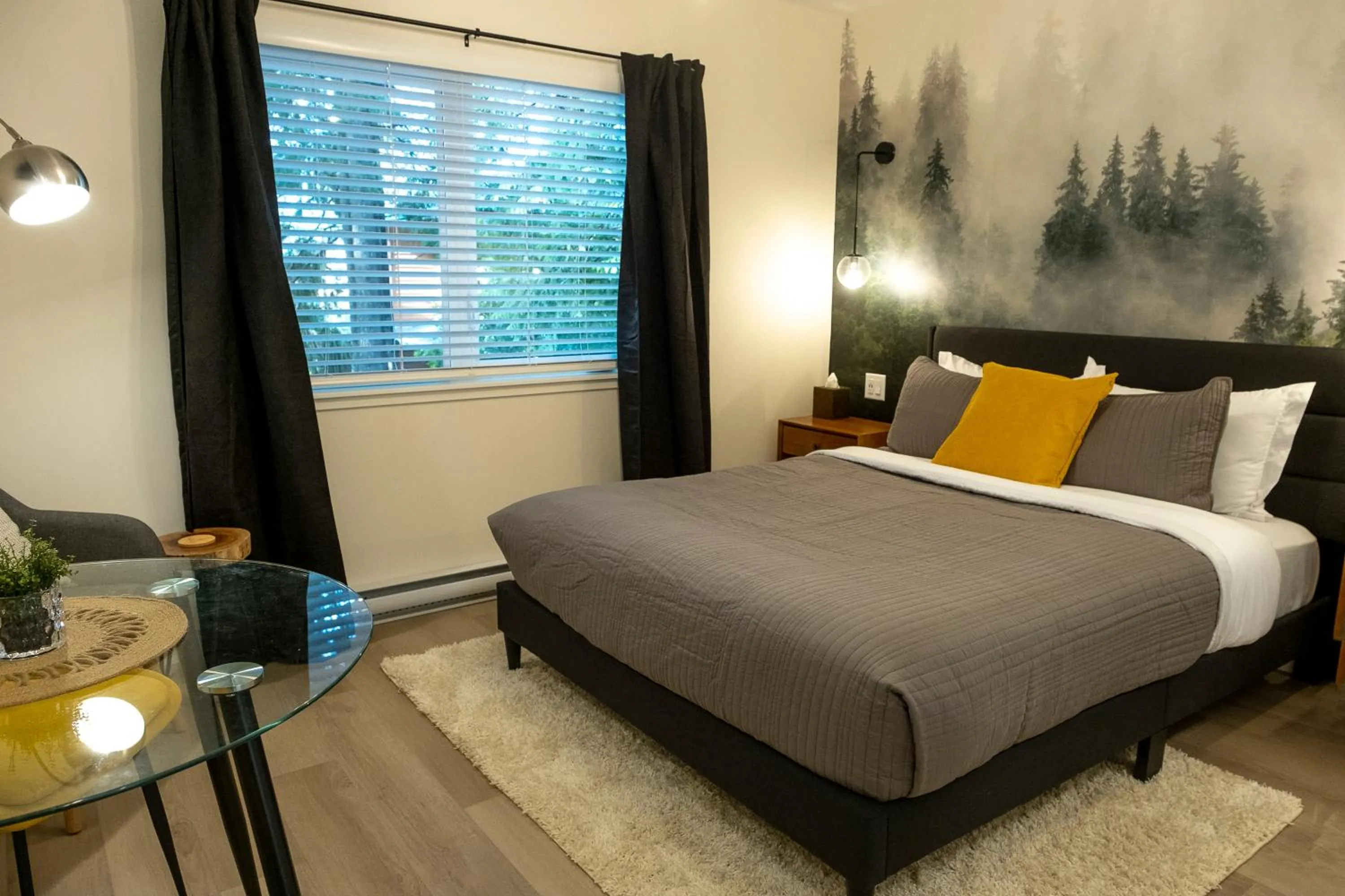 Bed in The Francis Boutique Inn