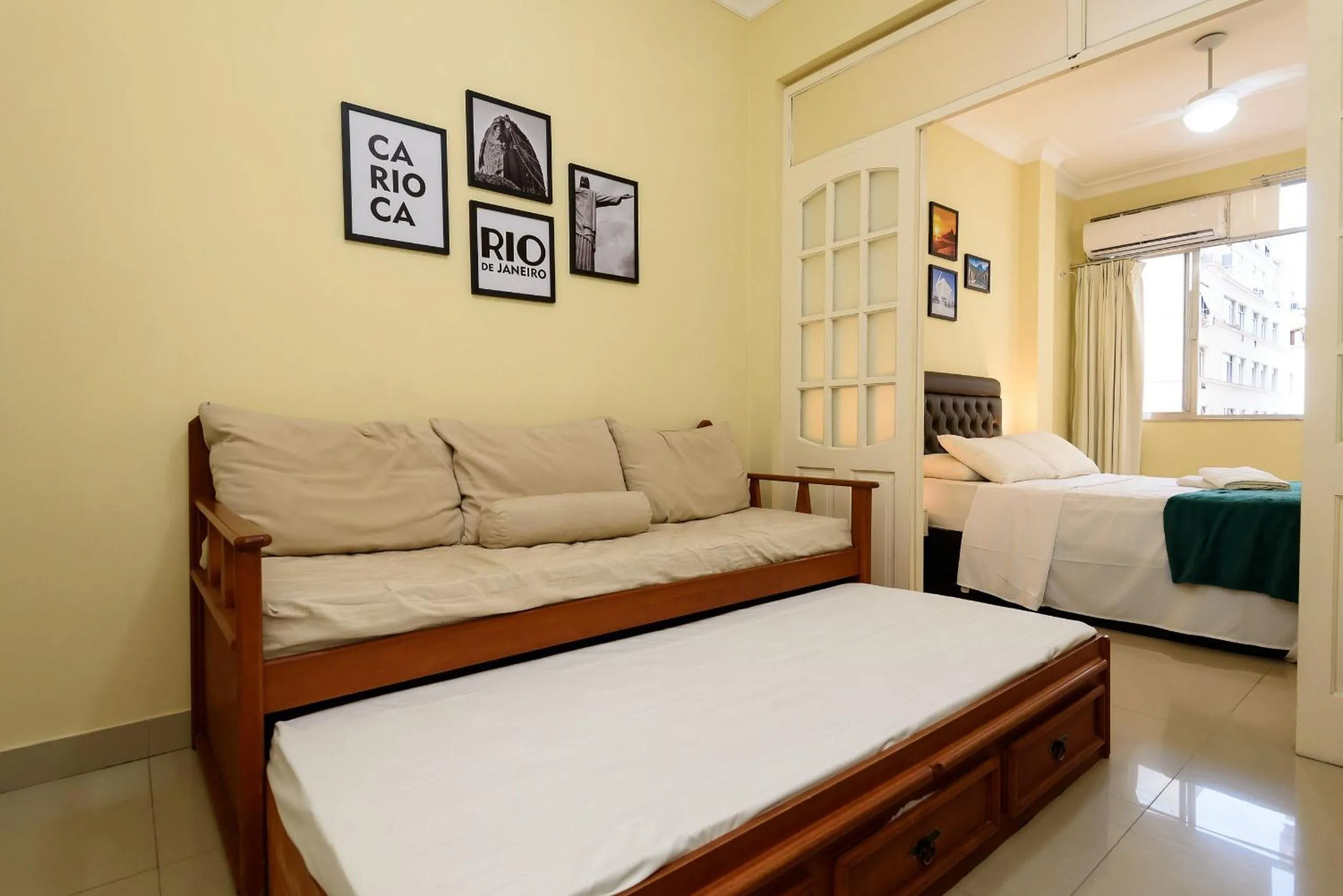 Bed in Studio confortavel para 4 pessoas em Copacabana