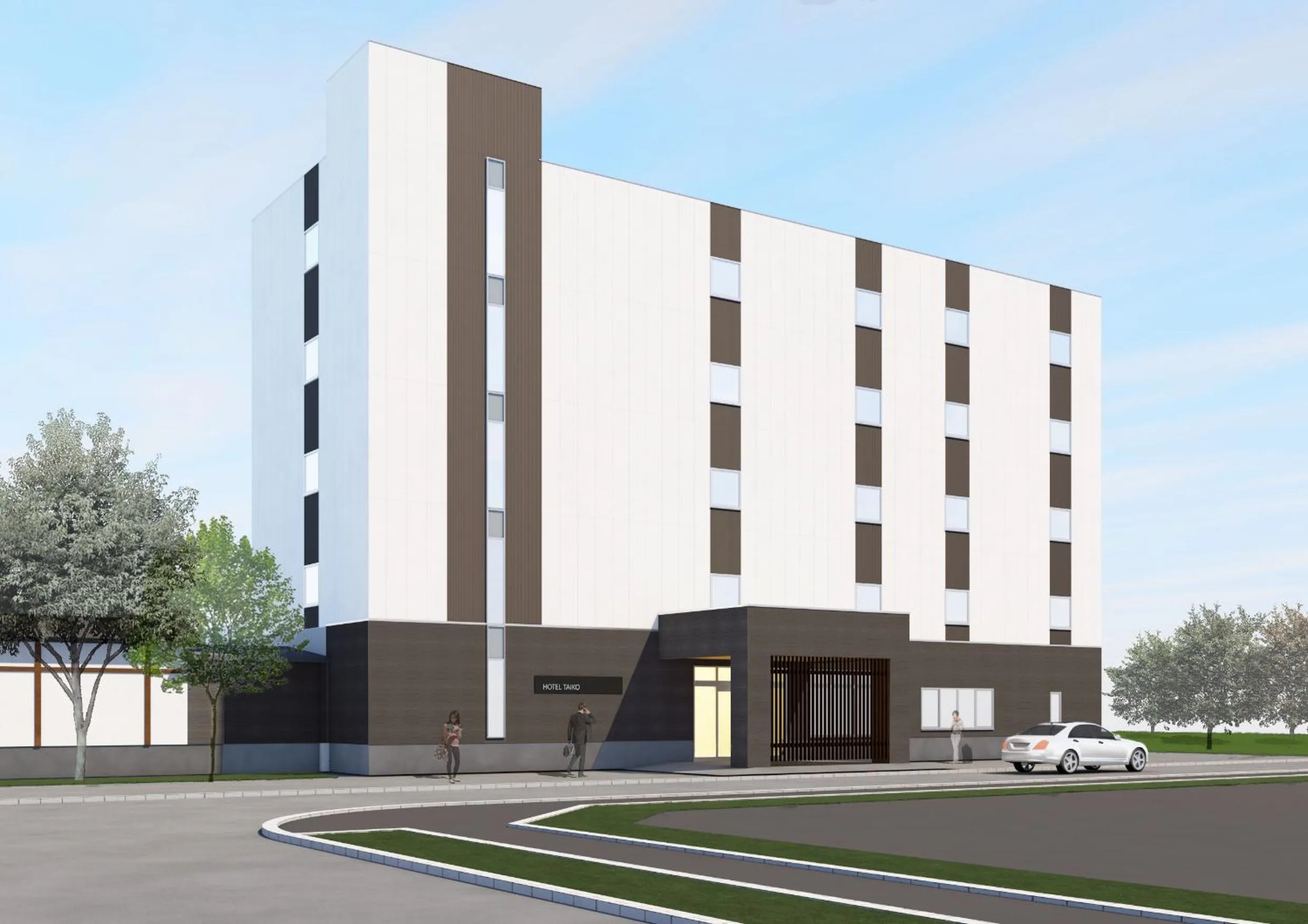 Property building in Mikasa Tennen Onsen Taikonoyu Sparesort Hotel Taiko Bettei Hatago