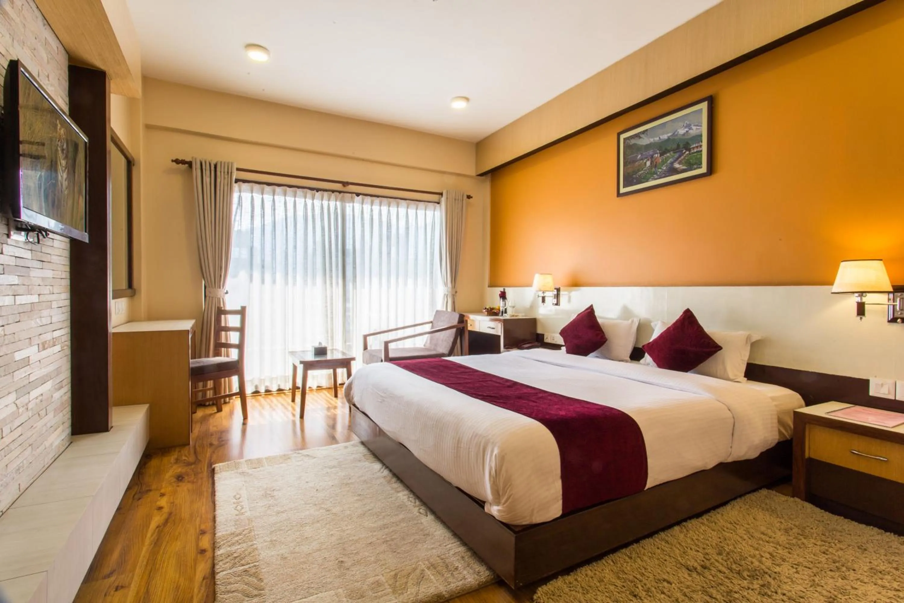 Bed in Hotel Queens Park