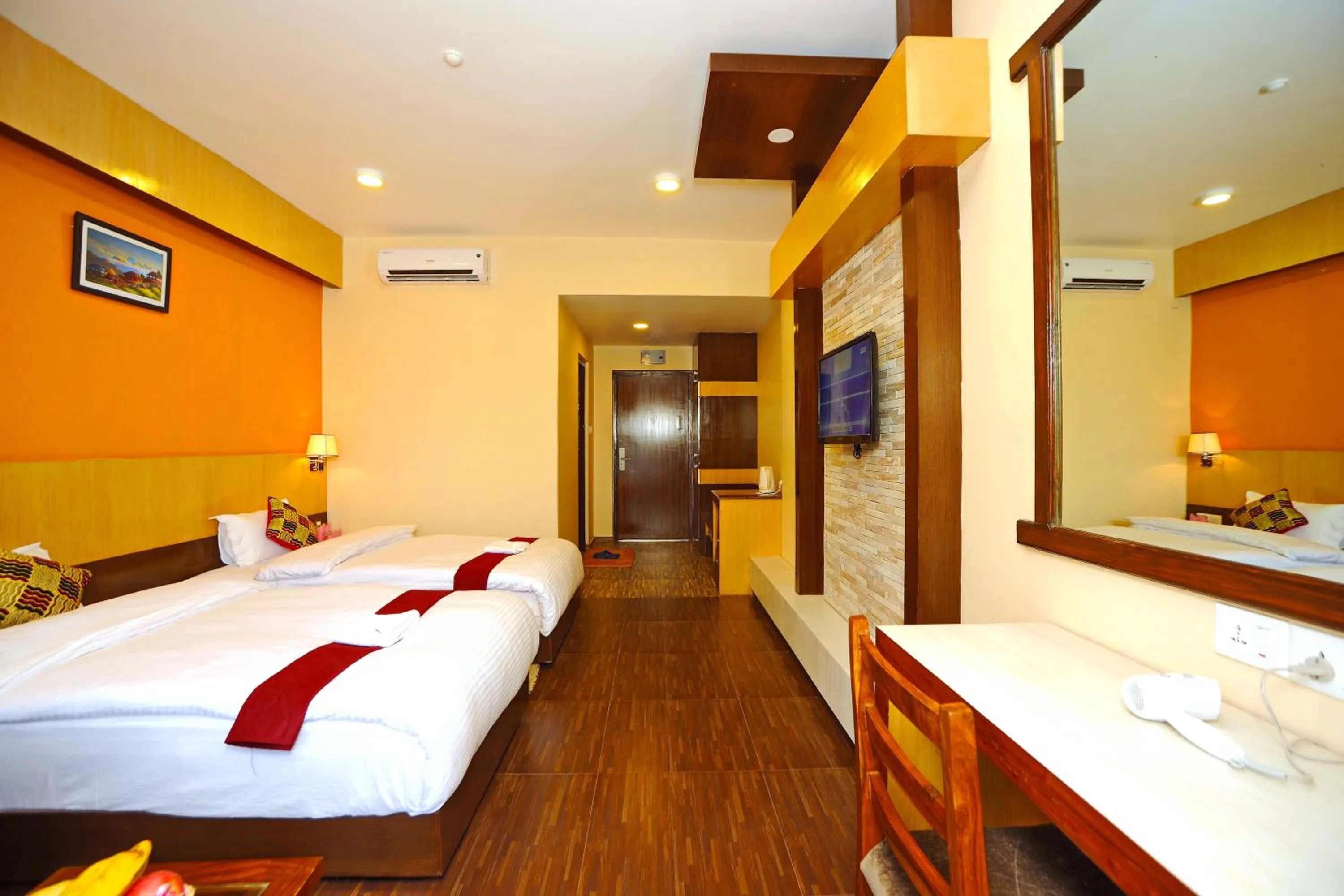 Decorative detail, Bed in Hotel Queens Park