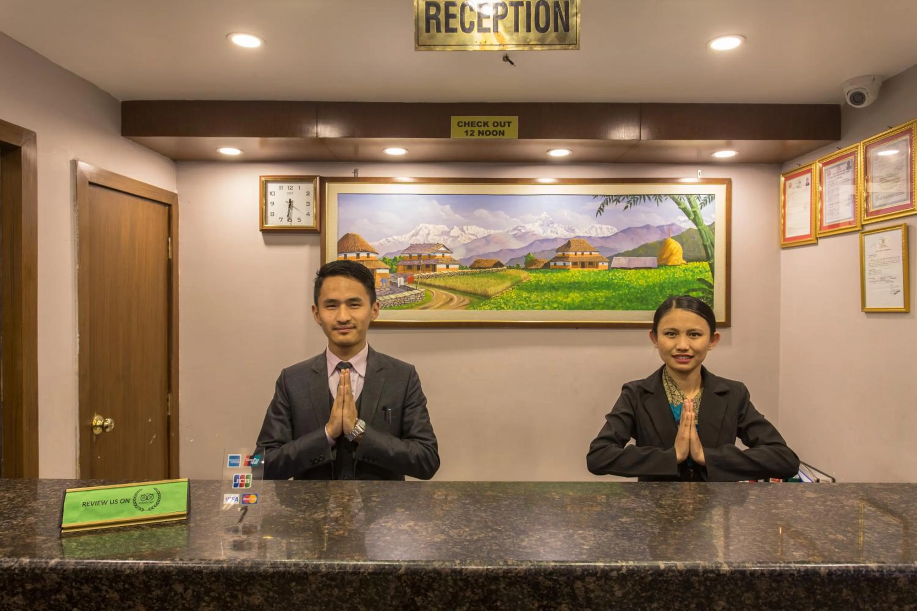 Lobby or reception in Hotel Queens Park