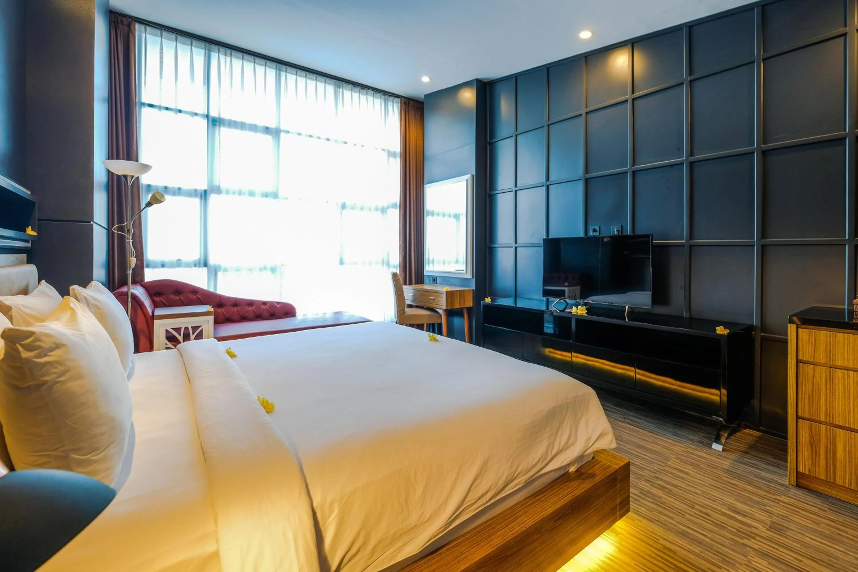 Bed in Papillon Echo Beach