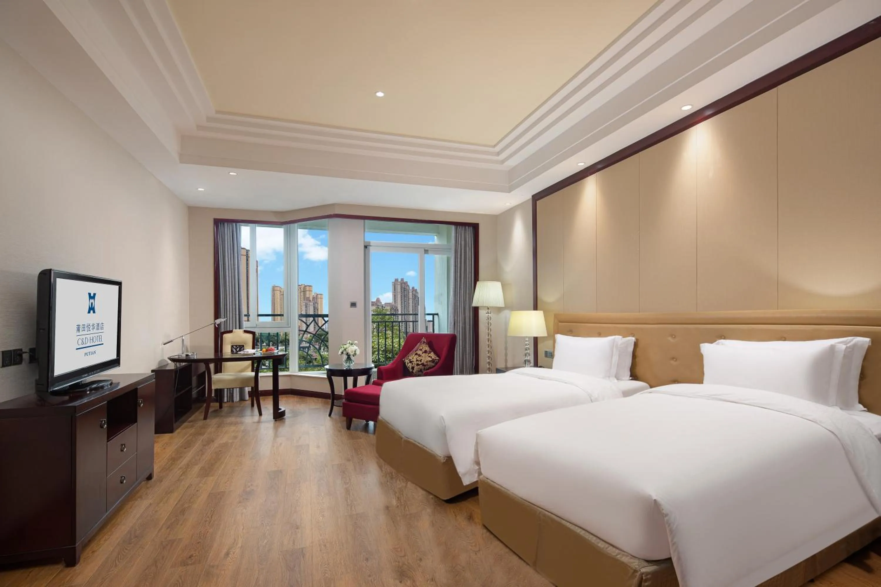 Photo of the whole room, Bed in C&D Hotel,Putian