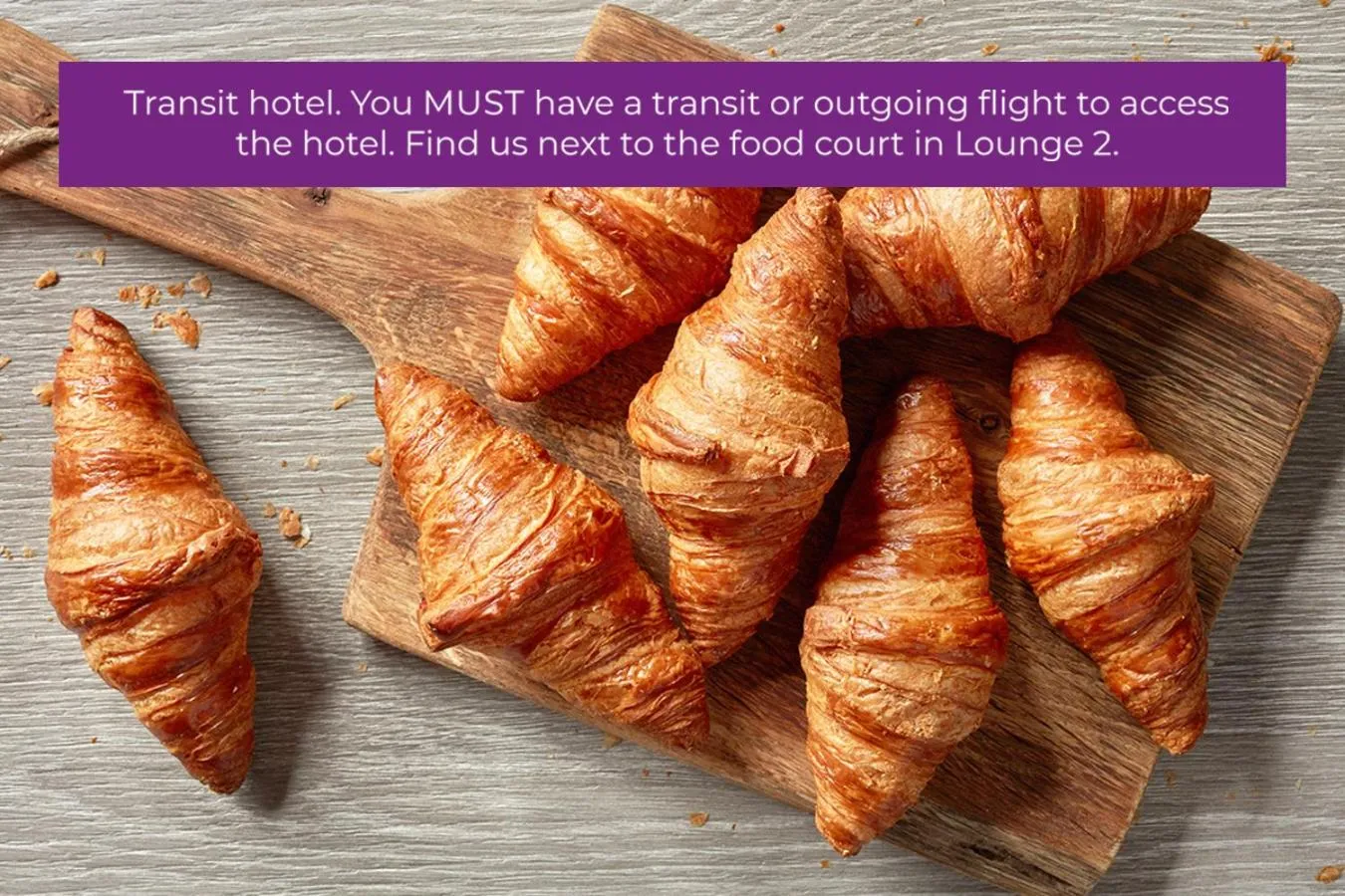 Food and drinks in YOTELAIR Amsterdam Schiphol Transit Hotel