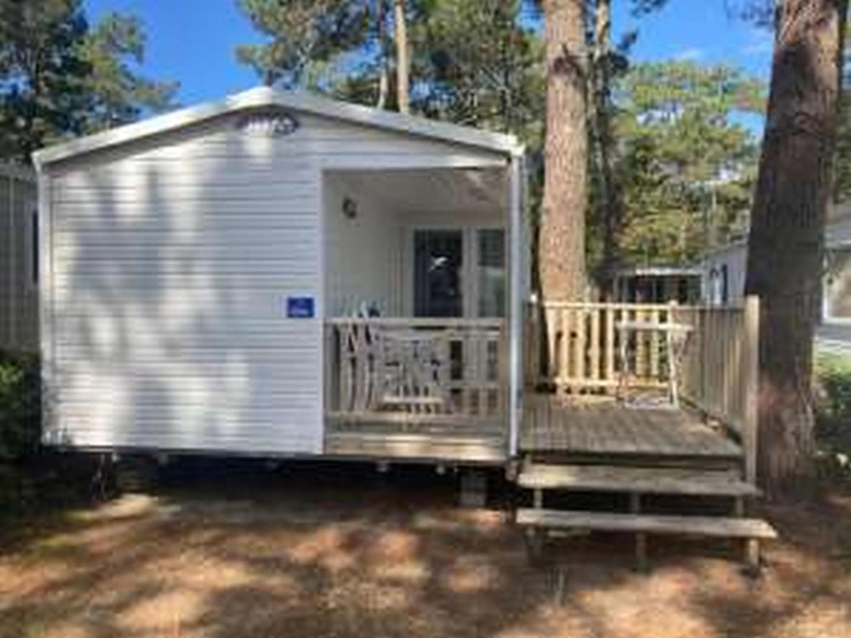 Patio in Camping Les Dunes