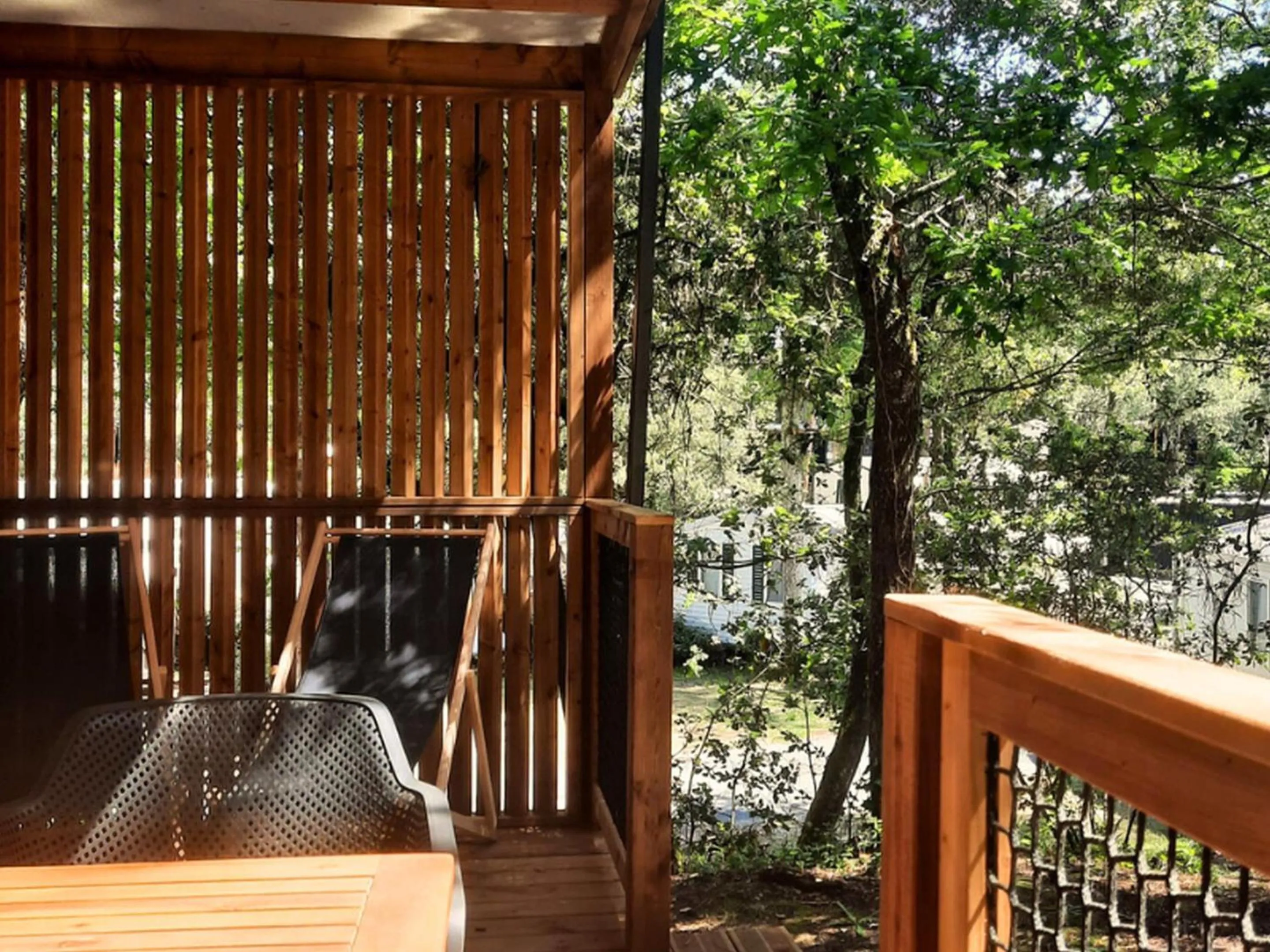 Balcony/Terrace in Camping Les Dunes