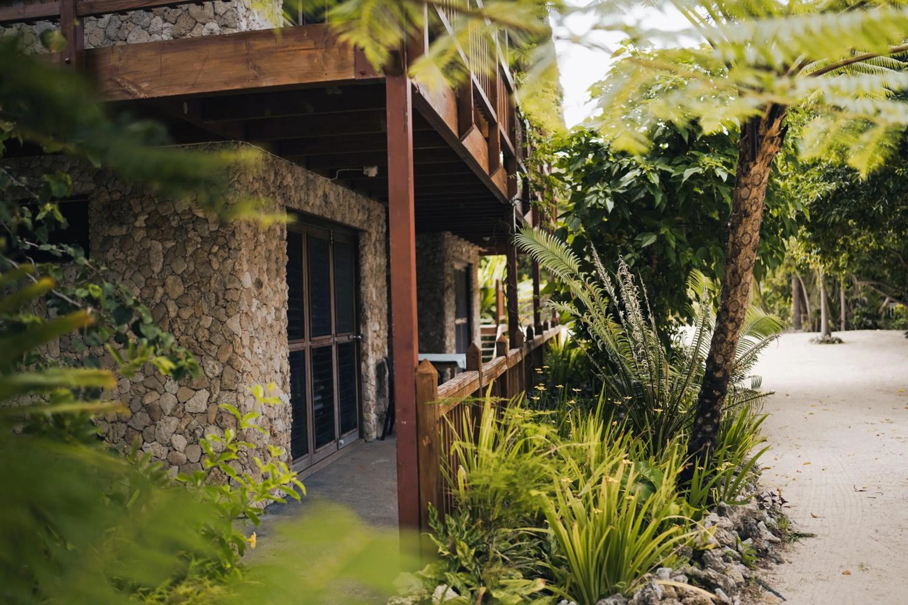 Garden in Tanna Evergreen Resort & Tours