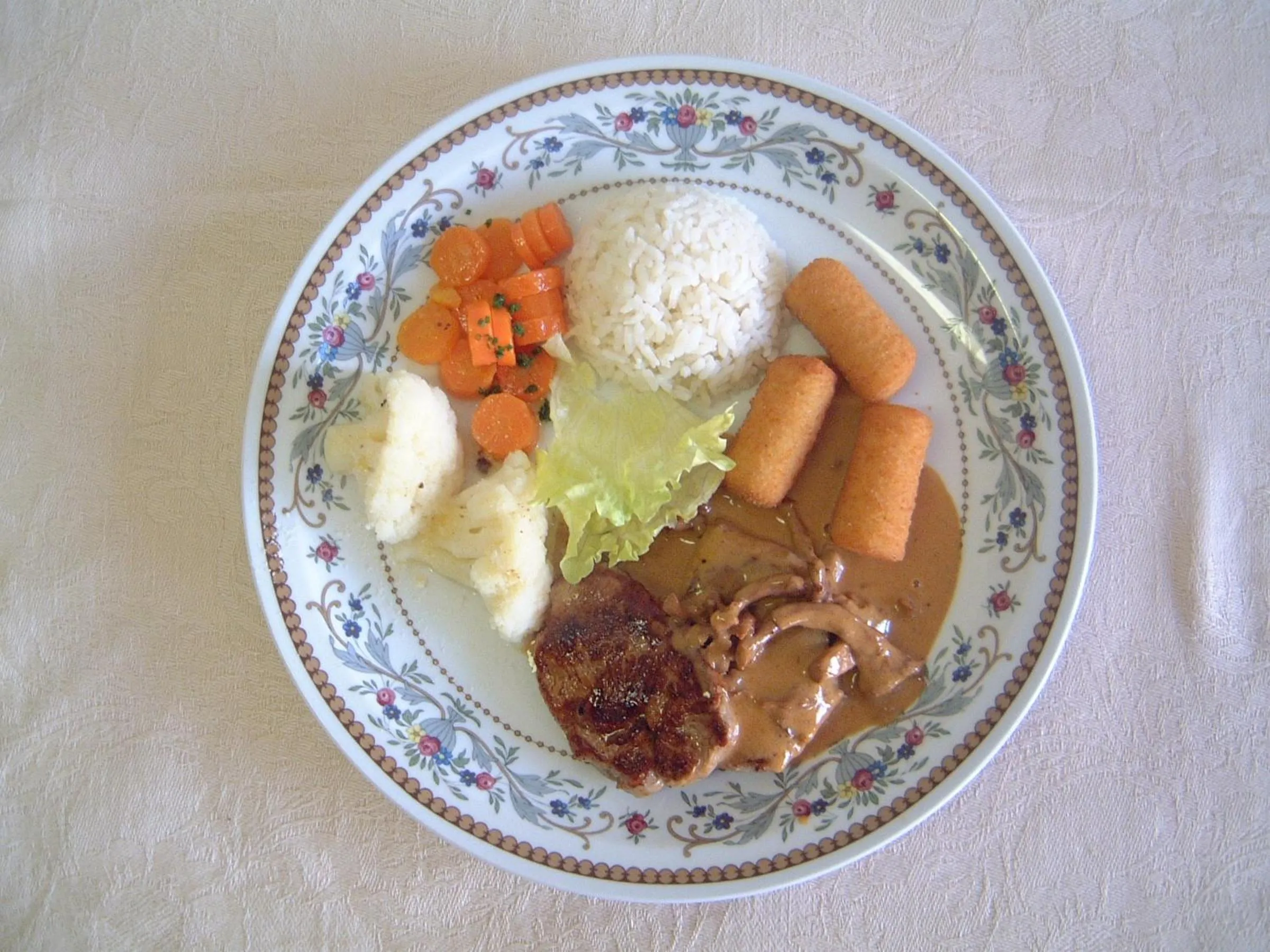 Food close-up in Hotel Chavalatsch