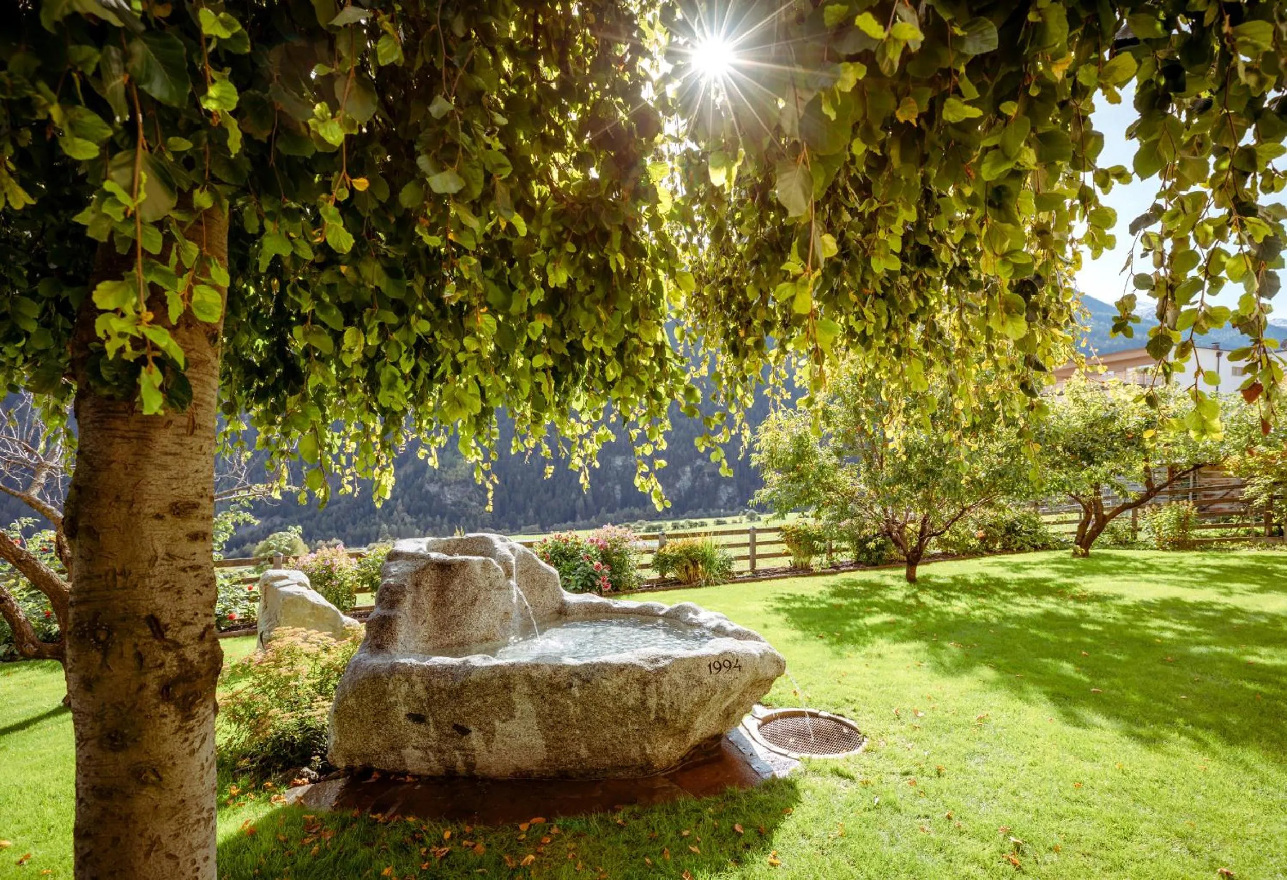 Garden in Hotel Chavalatsch