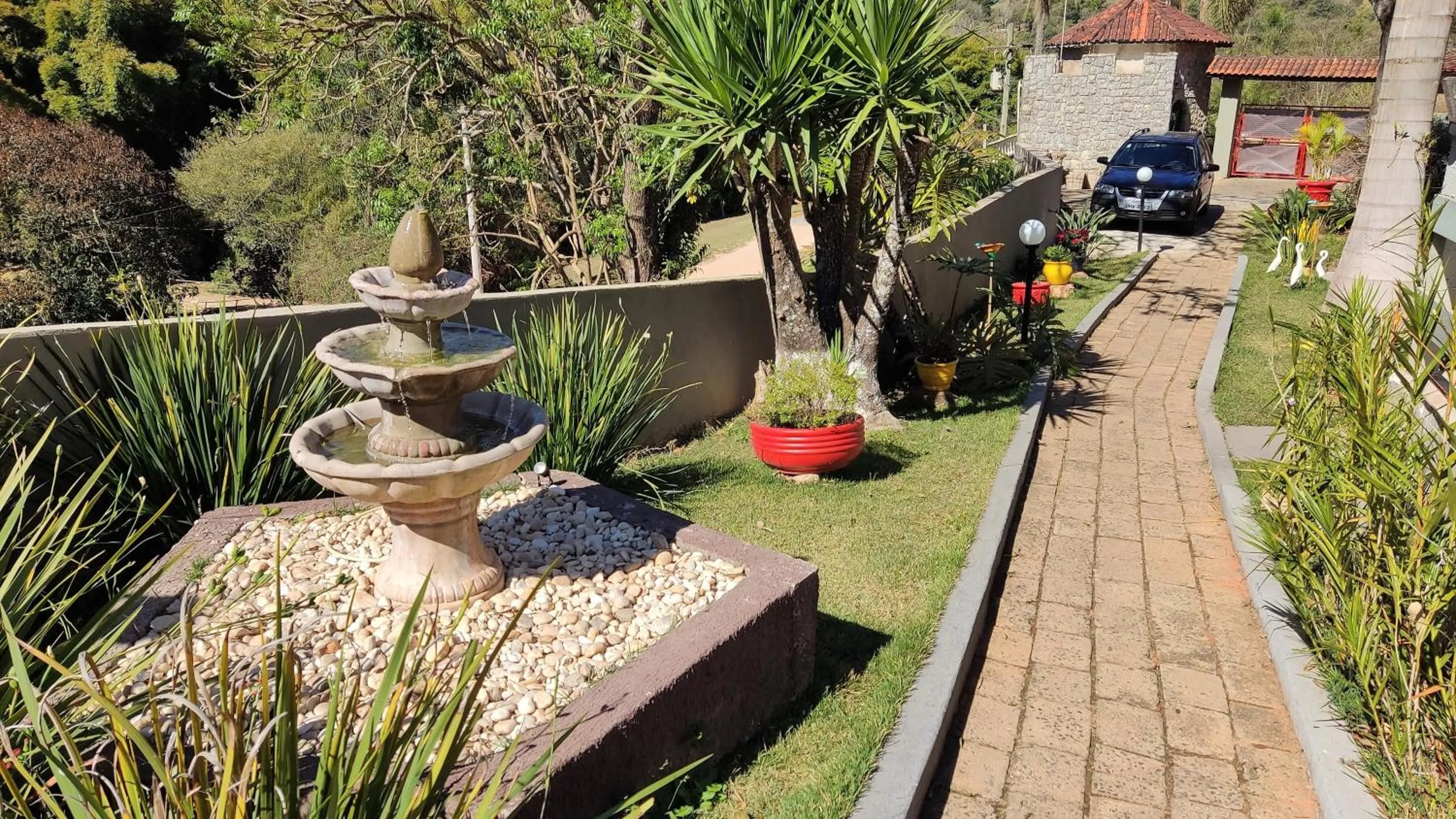 Garden in Chalés Vila da Serra