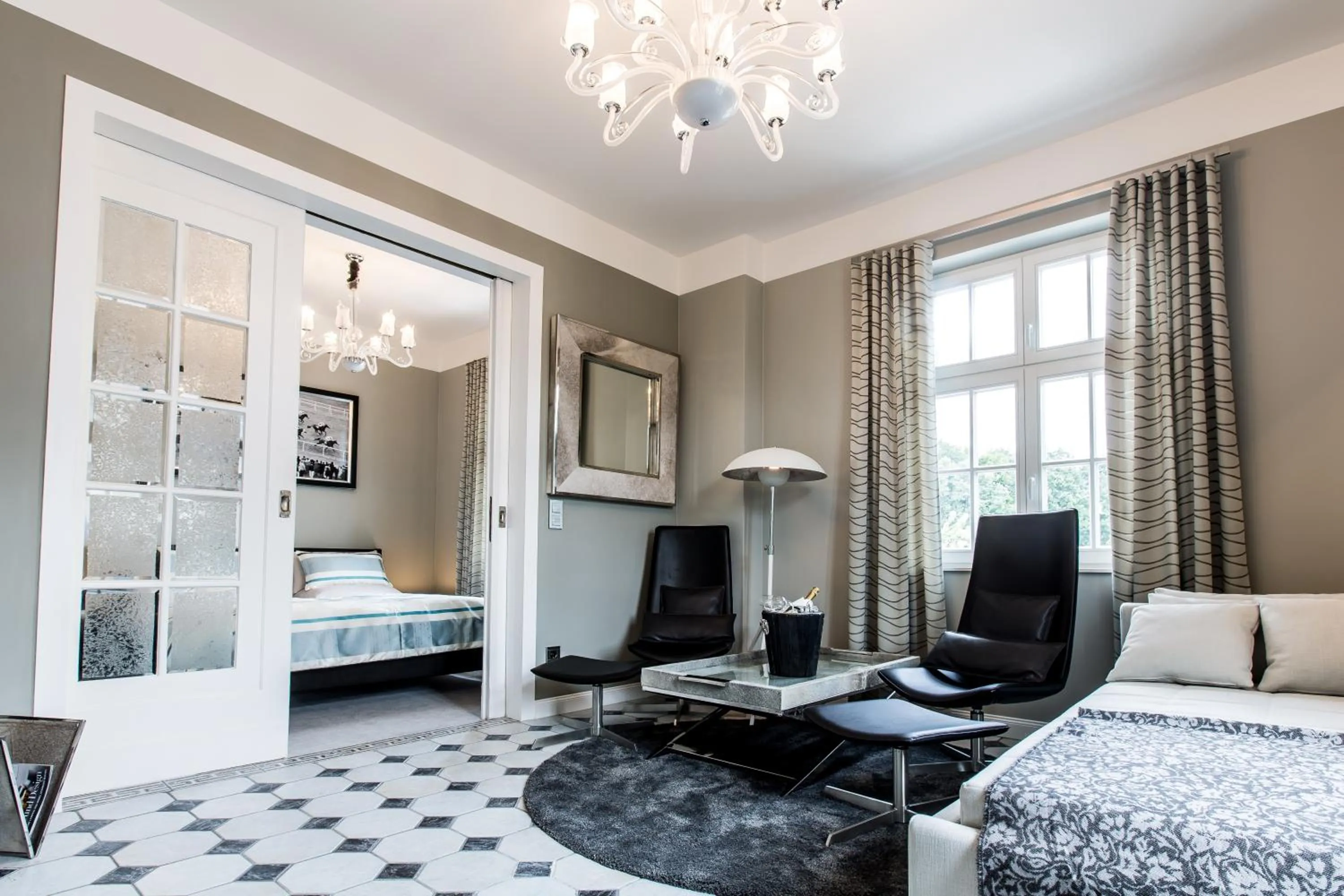 Living room, Bed in Adelhoff