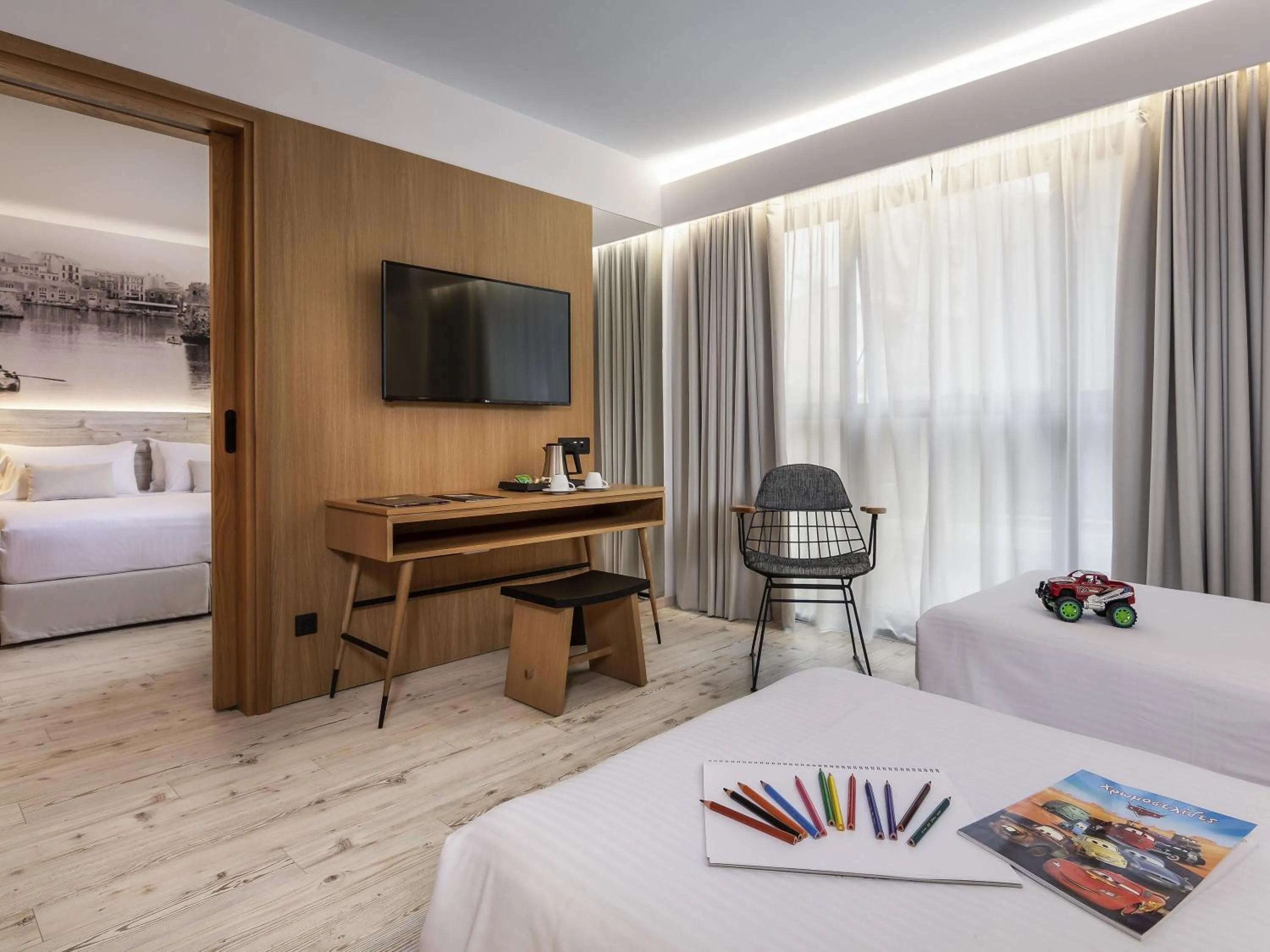 Bedroom, Bed in Ibis Styles Heraklion Central