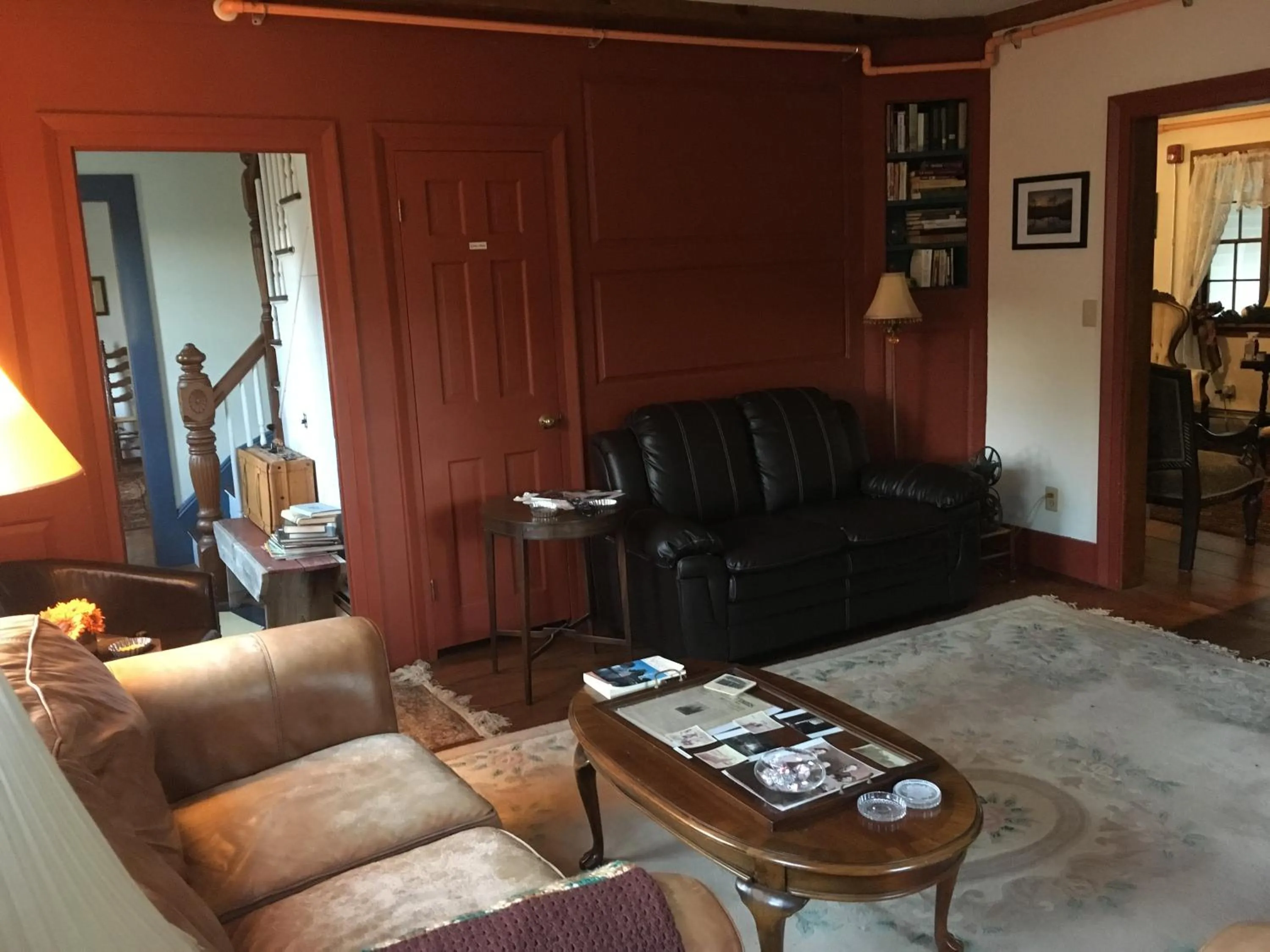 Seating area in Timber Post Bed & Breakfast