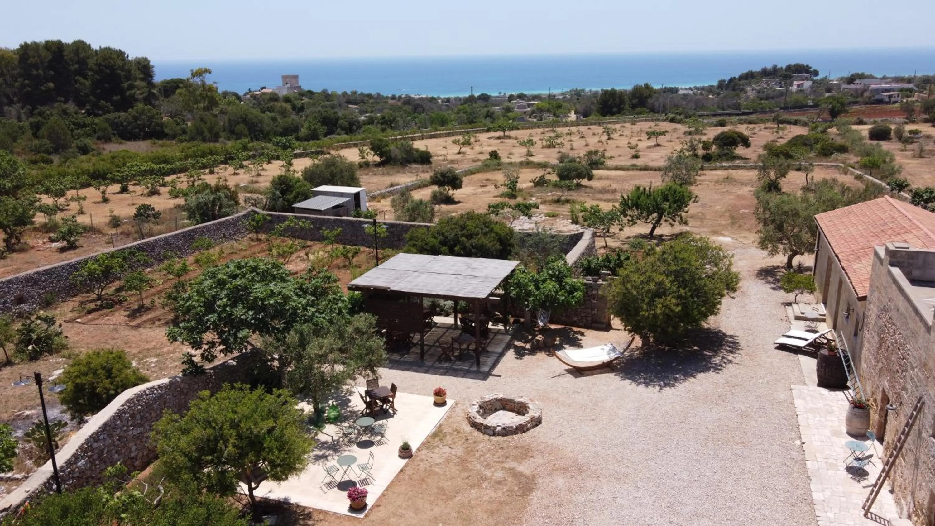 Sea view in Antica Masseria Ficazzana - Tenuta