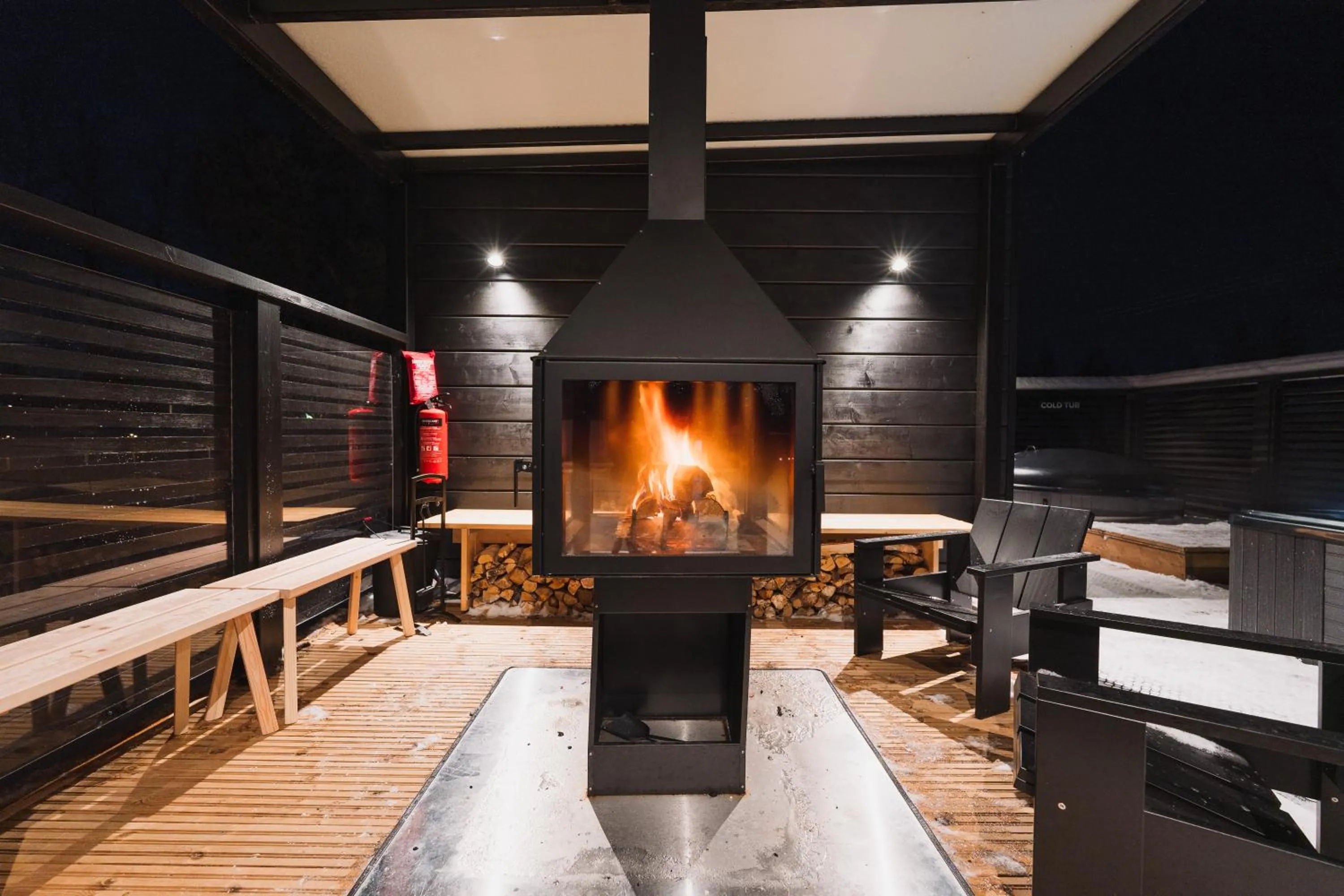 Sauna in Northern Lights Ranch