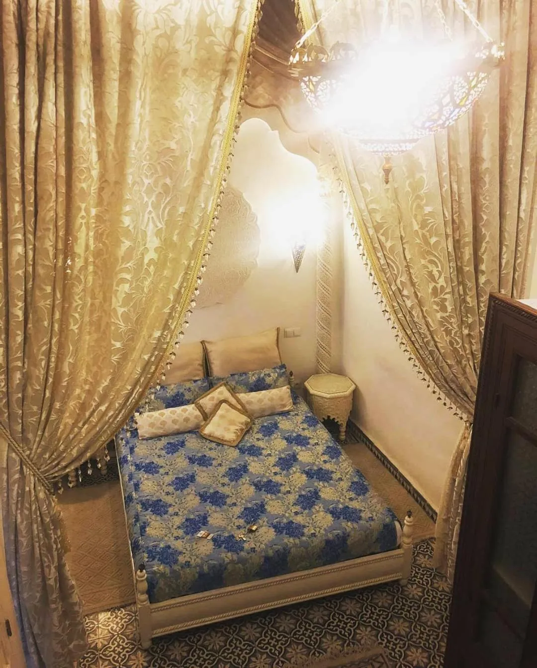 Bed in Riad Dar Arsama