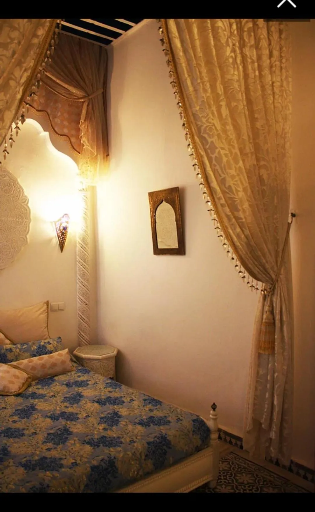 Bed in Riad Dar Arsama