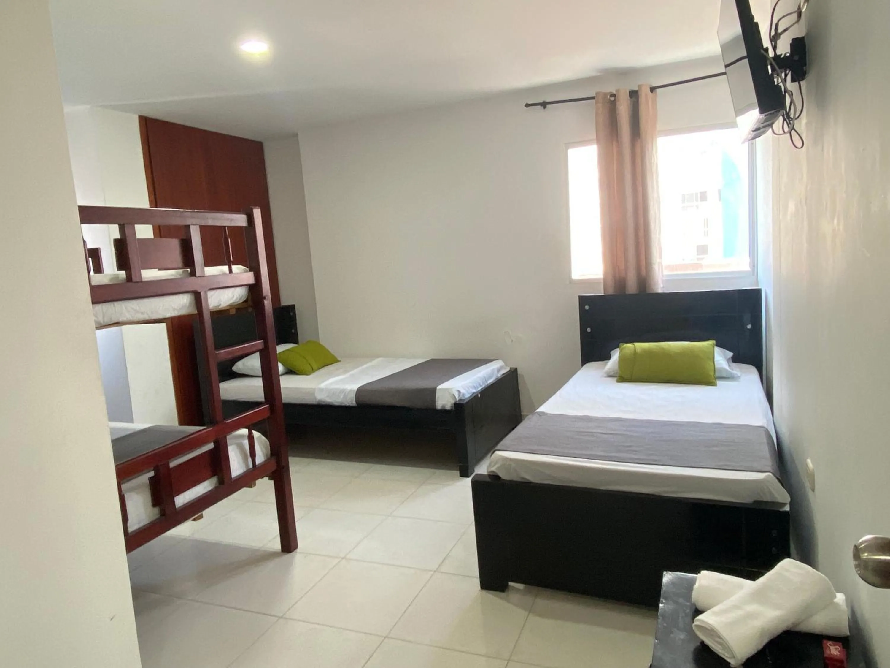 Bed in Hotel Coral Santa Marta