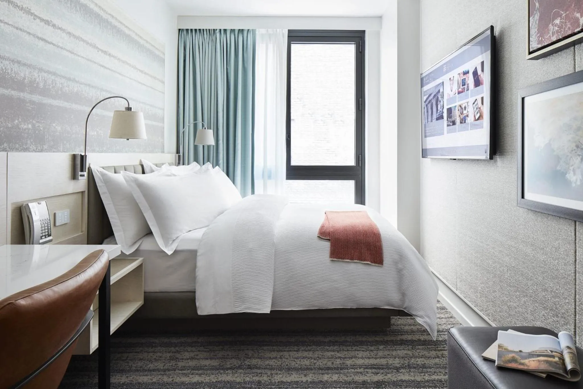 View (from property/room), Bed in Park Terrace Hotel